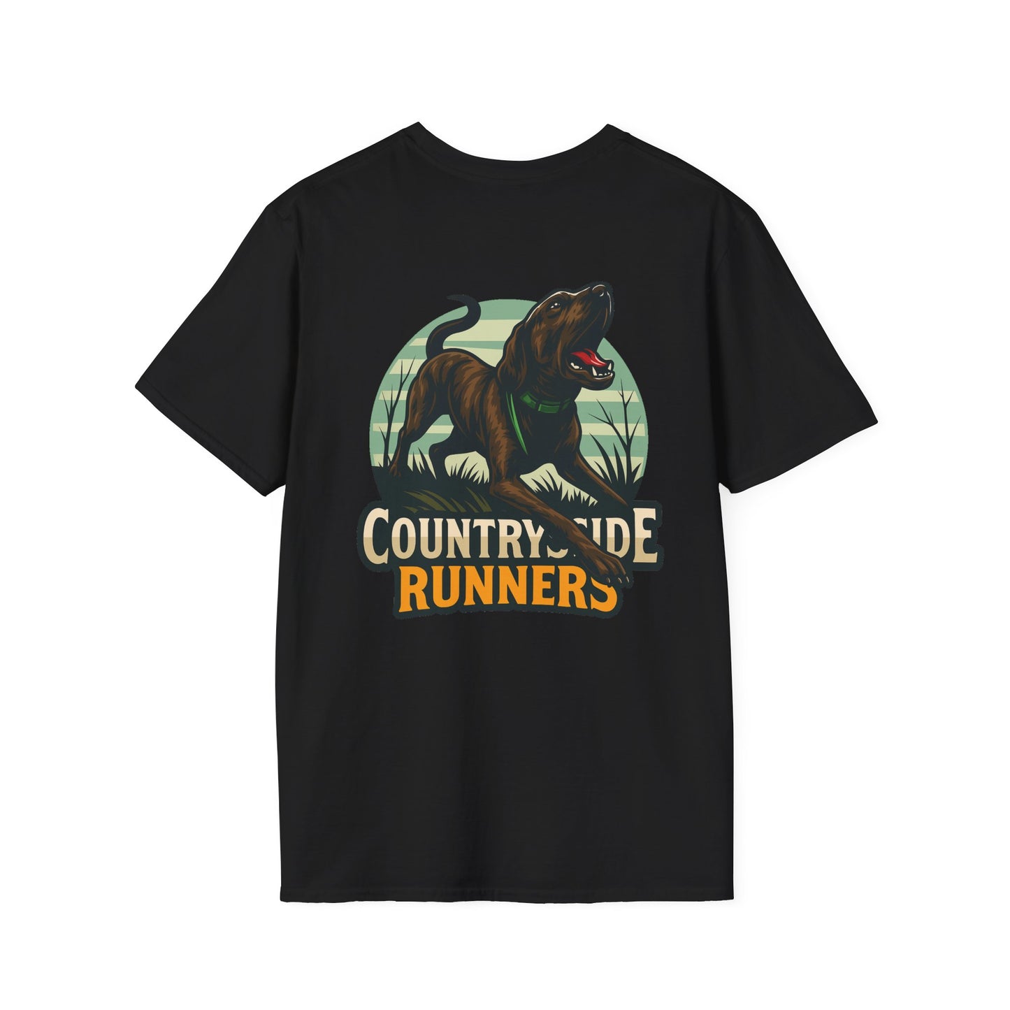 Country Side Runners plott hound T-Shirt, Unisex Dog Lover Tee, Gift for Running Enthusiasts, Outdoor Adventure Apparel, Nature-Themed Shirt