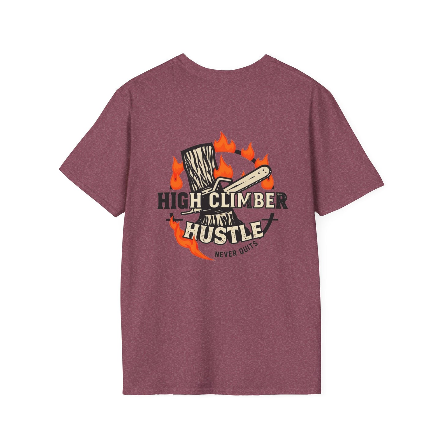 High climber hustle blue collar built Unisex T-Shirt - Blue Collar Countryside Runners Merch