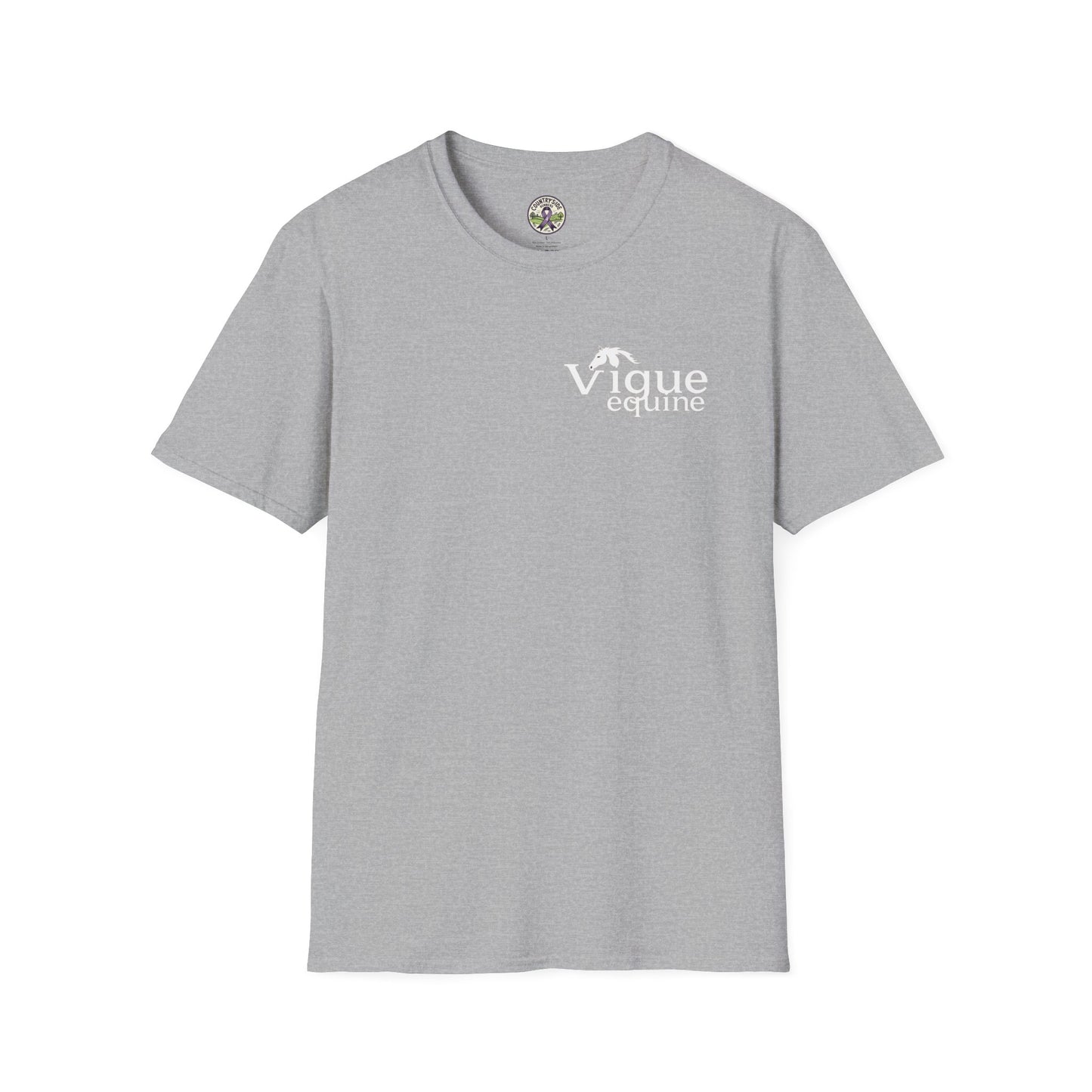 Vigue Equine LLC Merch for Countryside Runners- soft style t-shirt