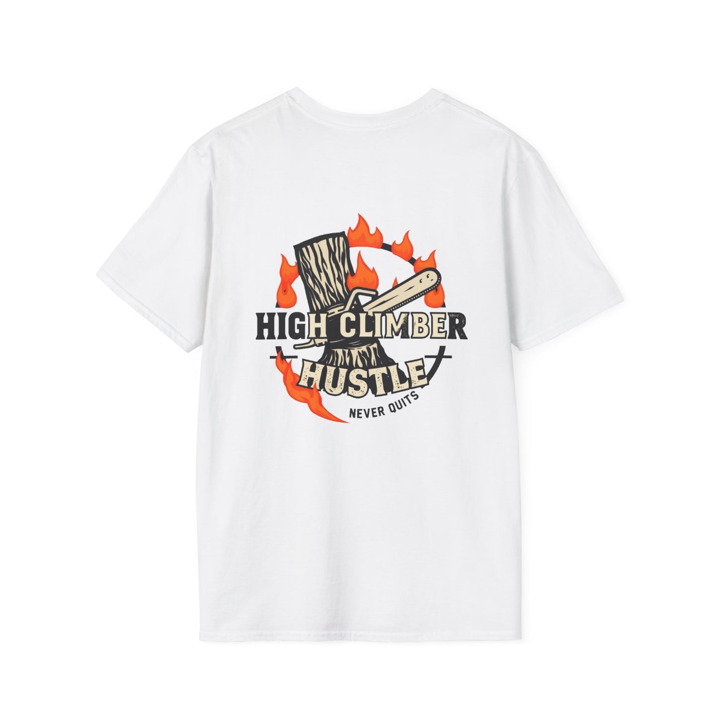 High climber hustle blue collar built Unisex T-Shirt - Blue Collar Countryside Runners Merch