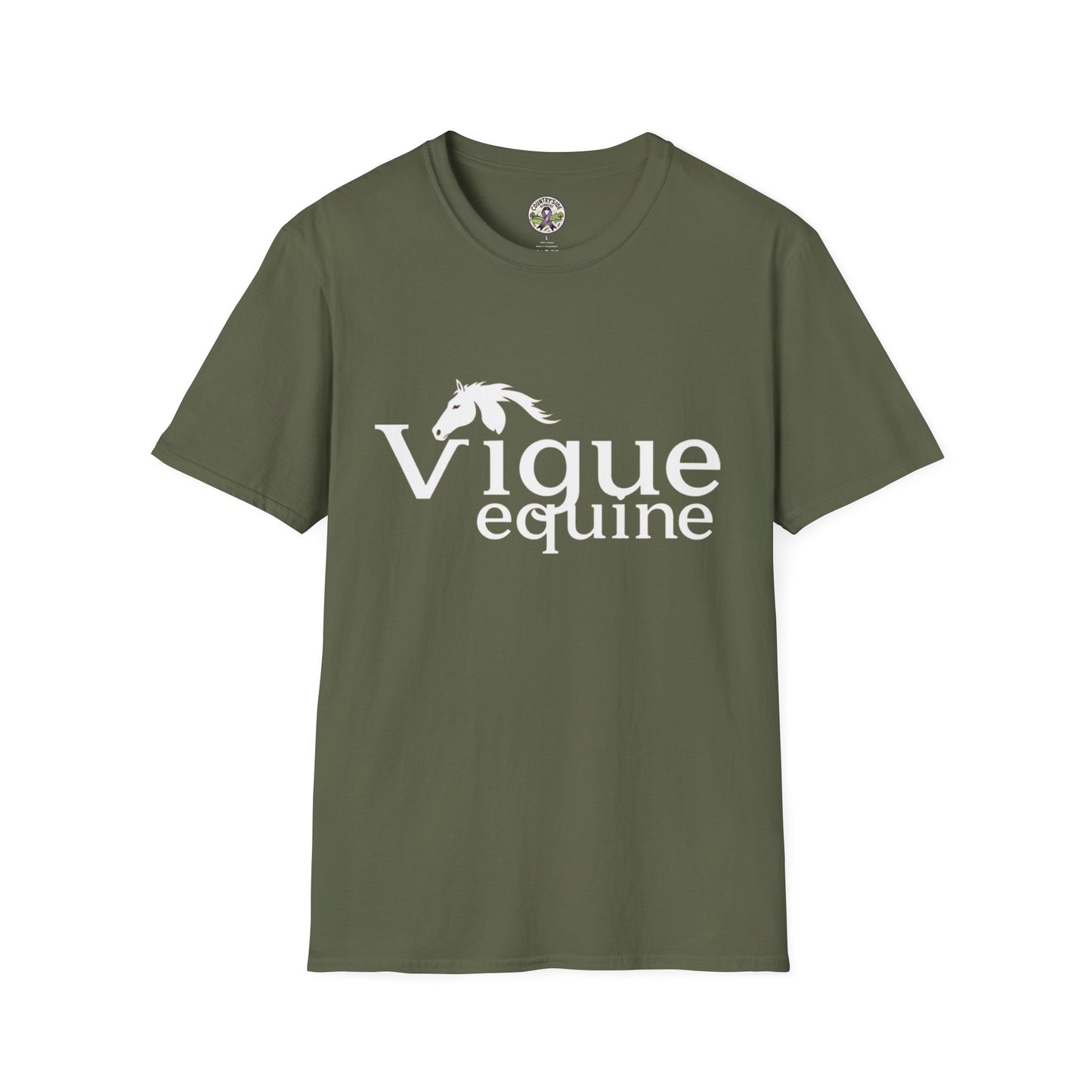 Vigue Equine LLC Merch for Countryside Runners- soft style t-shirt