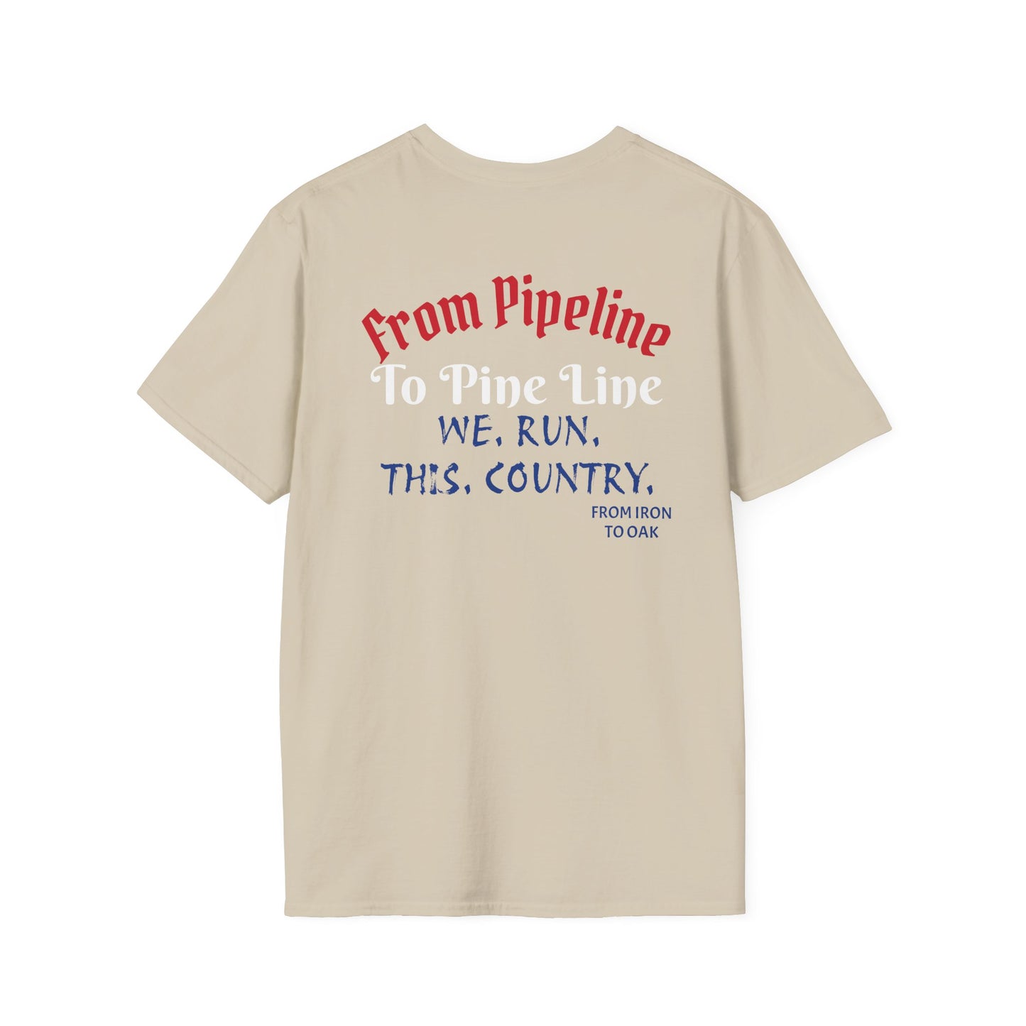 Pipeline to Pineline Countryside Runners brand T-shirt