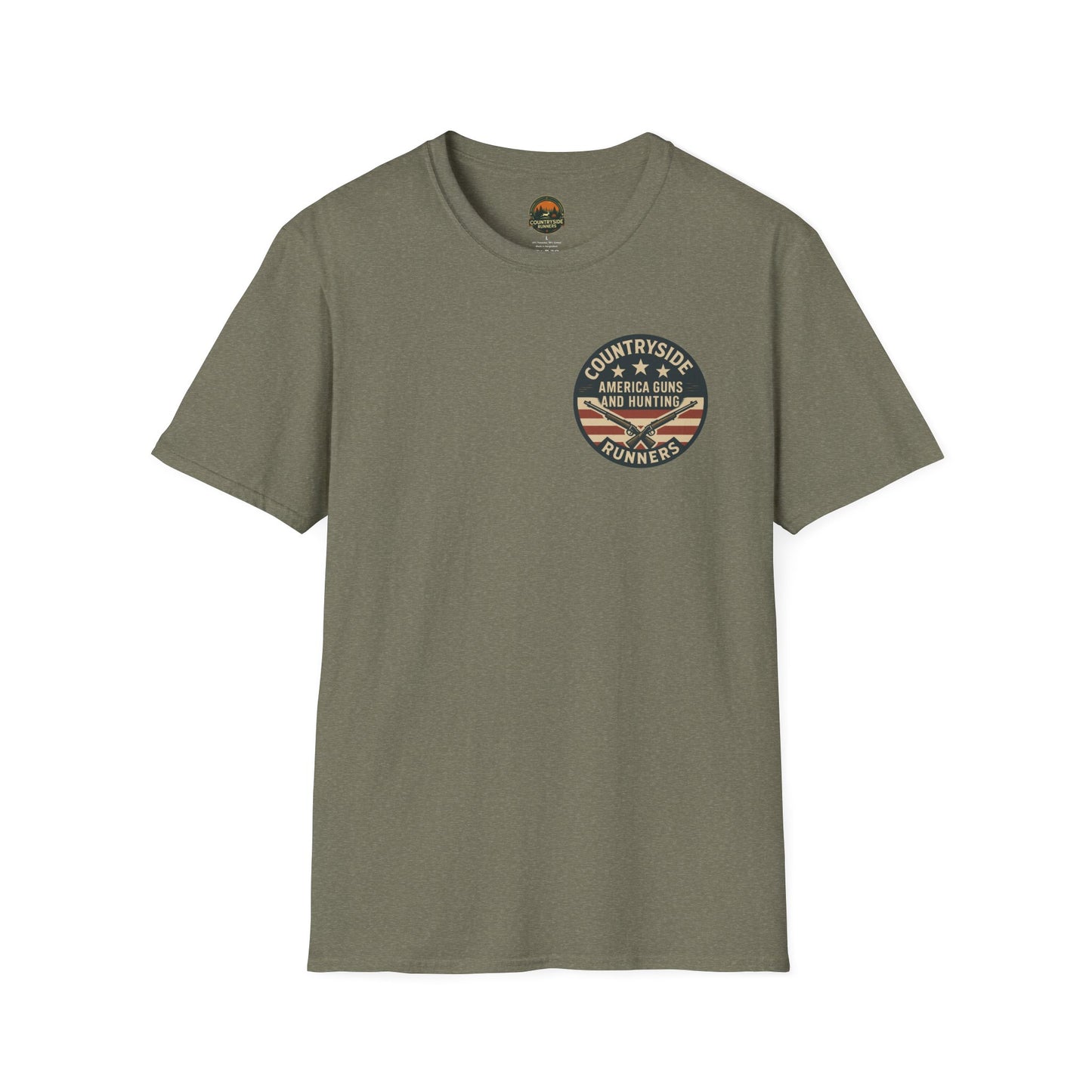 Patriotic Adventures T-Shirt | Outdoor Enthusiast Gear, Camping Tee, Hunting Apparel, Gift for Dads, Summer Adventure Wear