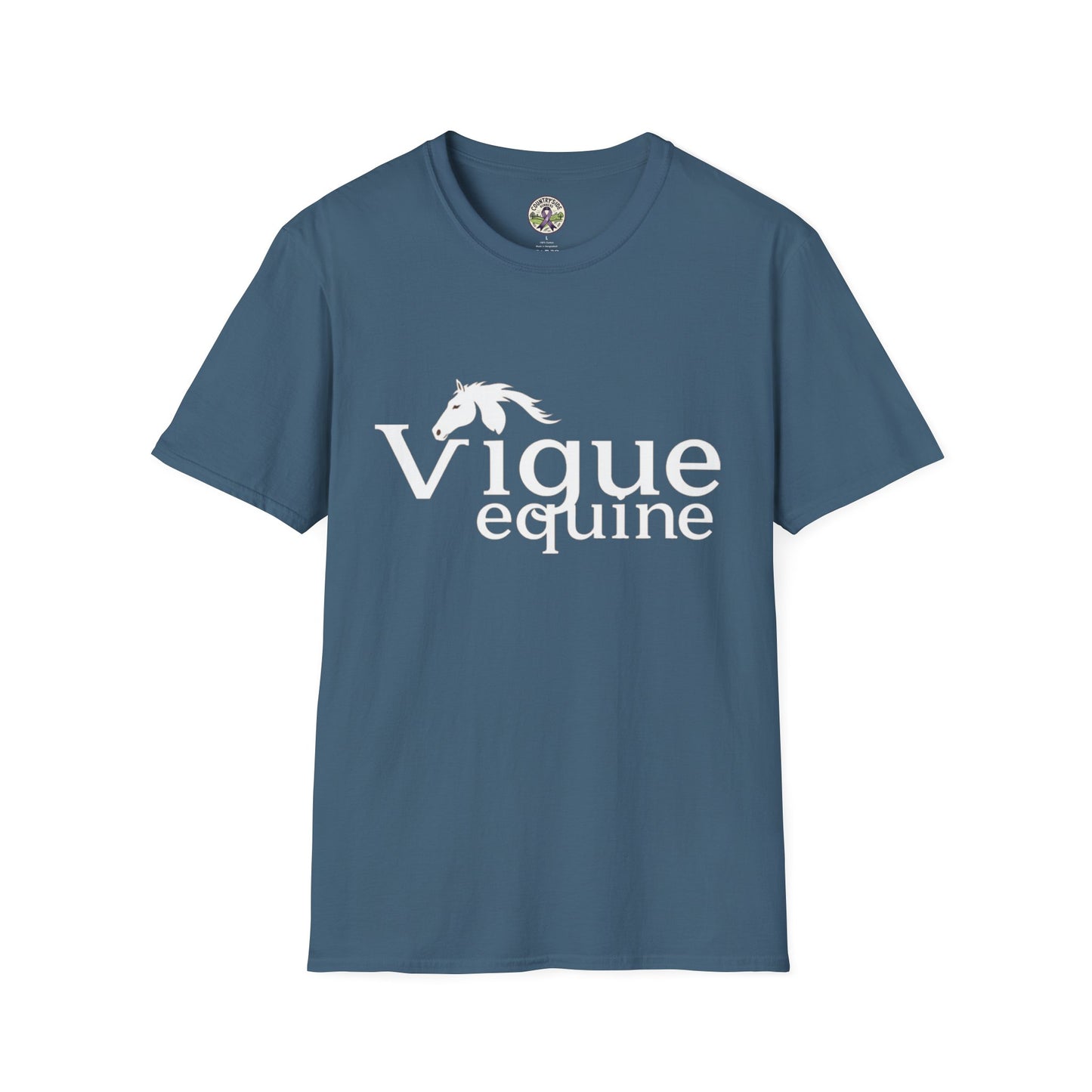 Vigue Equine LLC Merch for Countryside Runners- soft style t-shirt