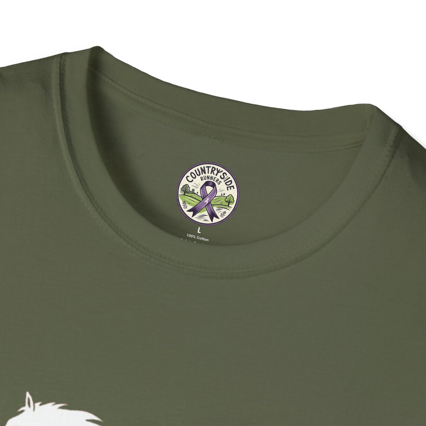 Vigue Equine LLC Merch for Countryside Runners- soft style t-shirt