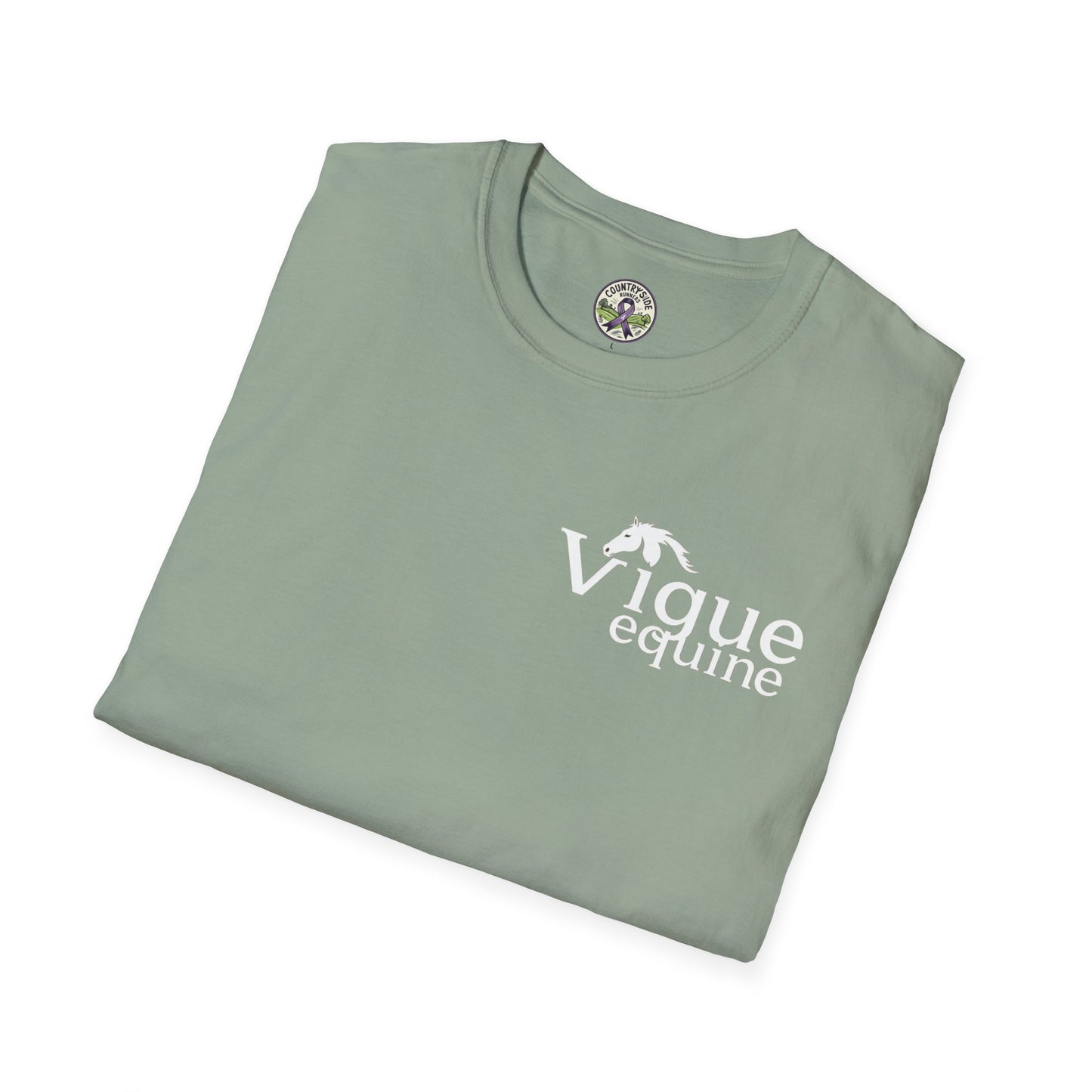 Vigue Equine LLC Merch for Countryside Runners- soft style t-shirt
