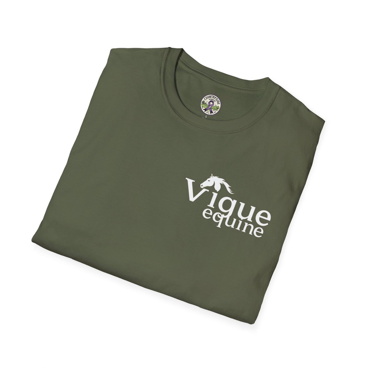 Vigue Equine LLC Merch for Countryside Runners- soft style t-shirt