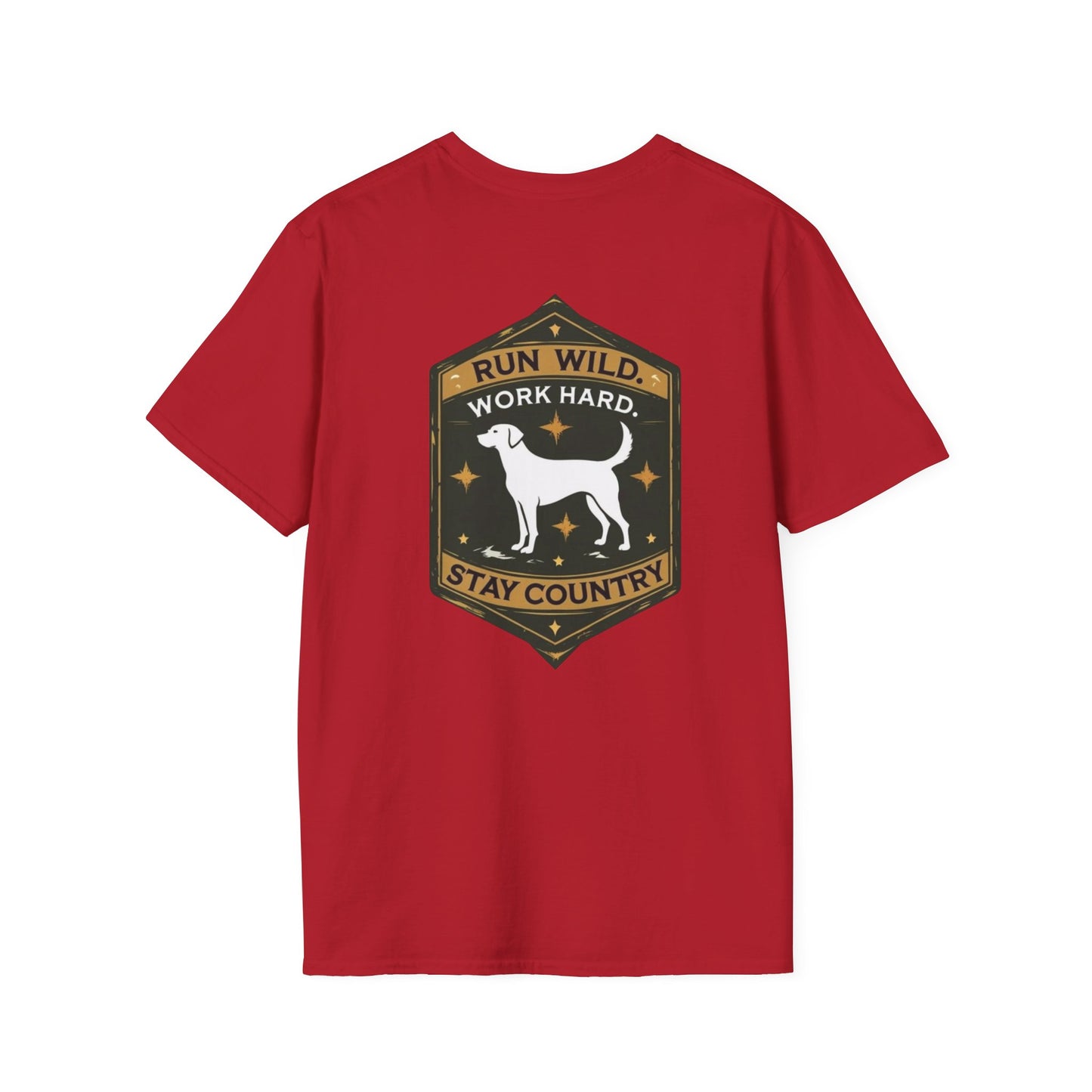 Country Dog T-Shirt, Casual Tee, Gift for Dog Lovers, Pet Owner Apparel, Farmhouse Style, Outdoor Adventure Clothing