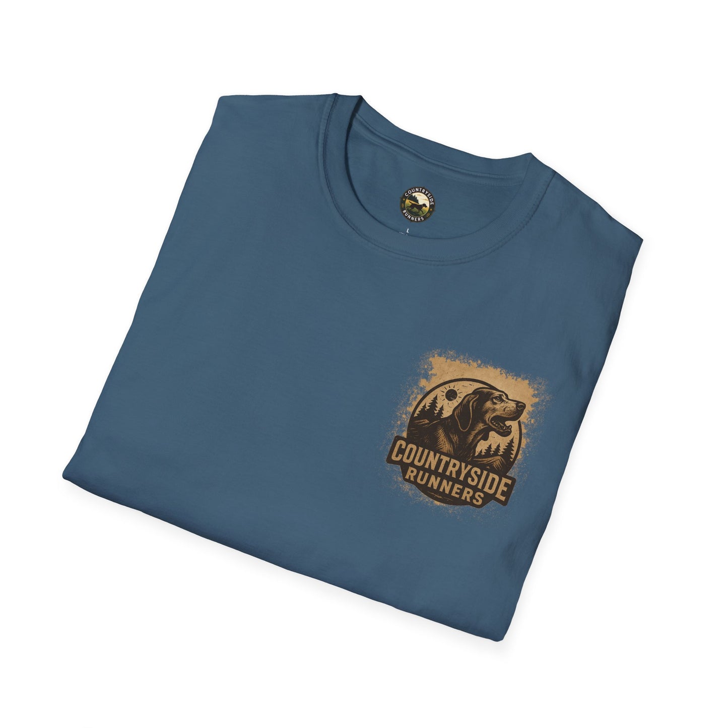 Countryside Runners Unisex Softstyle T-Shirt - Perfect for Dog Lovers, Runners, Outdoor Adventures, Gifts, Casual Wear