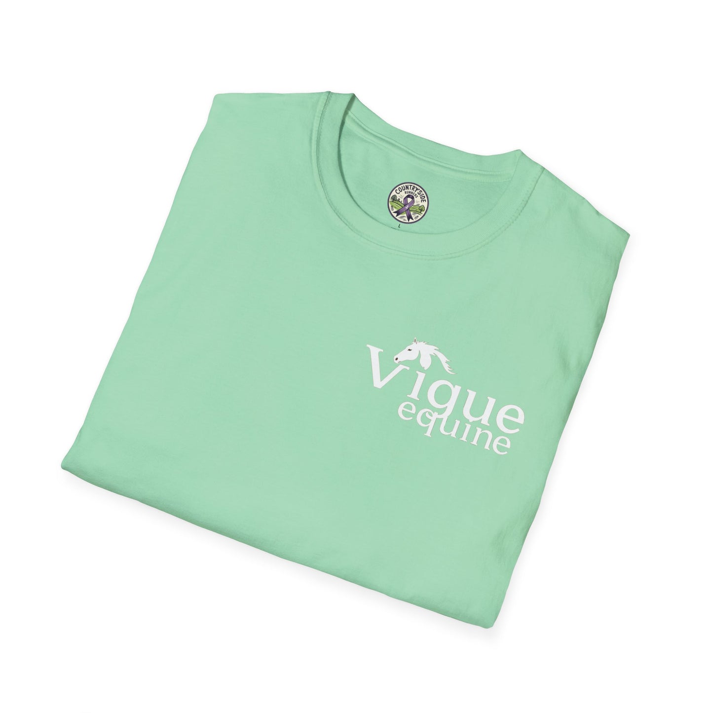 Vigue Equine LLC Merch for Countryside Runners- soft style t-shirt