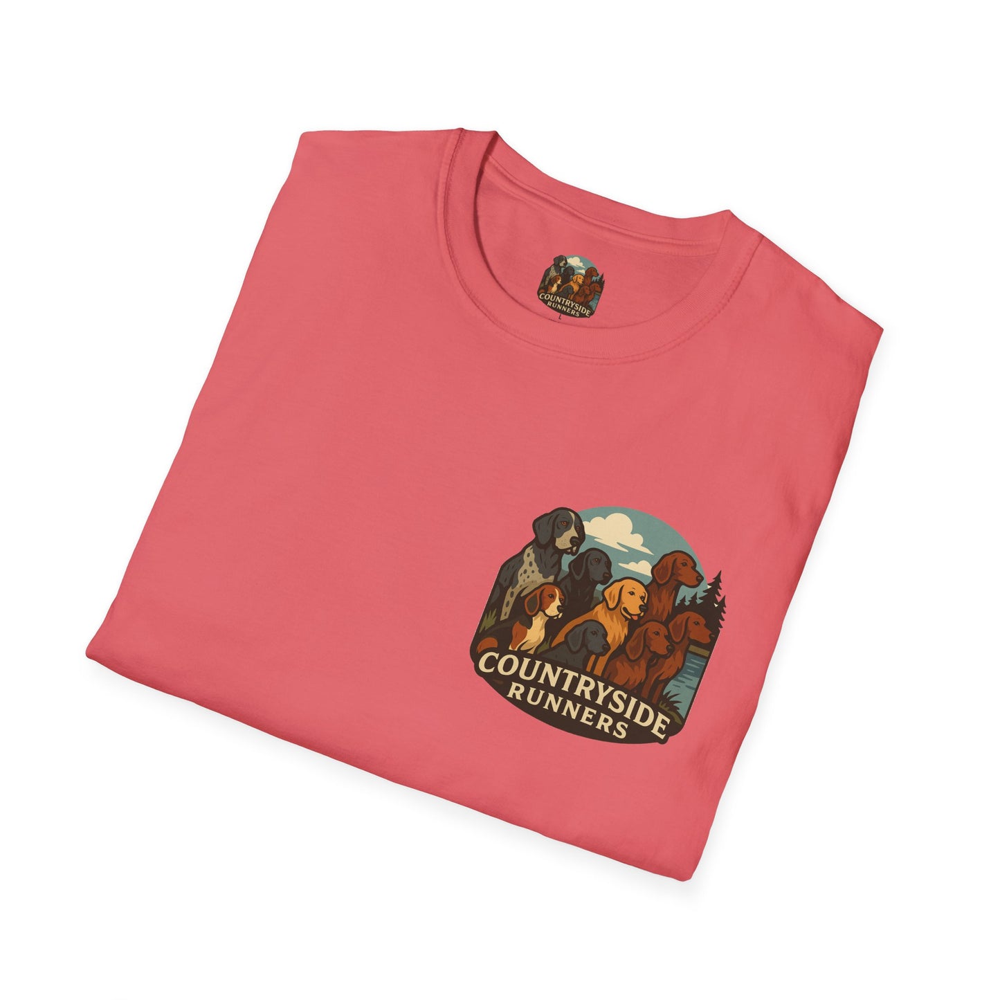 Dog Runners T-Shirt, Perfect Gift for Hunters, Outdoor Enthusiasts, Casual Wear, Wildlife Lovers, Adventure Apparel