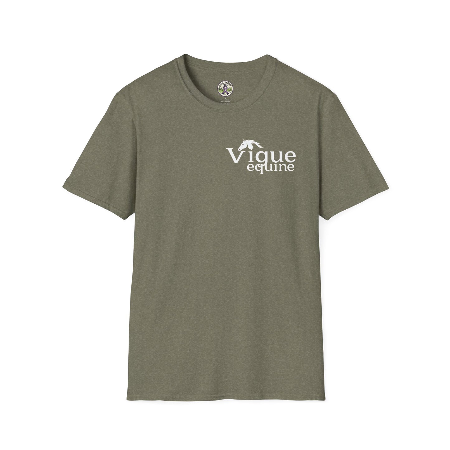 Vigue Equine LLC Merch for Countryside Runners- soft style t-shirt