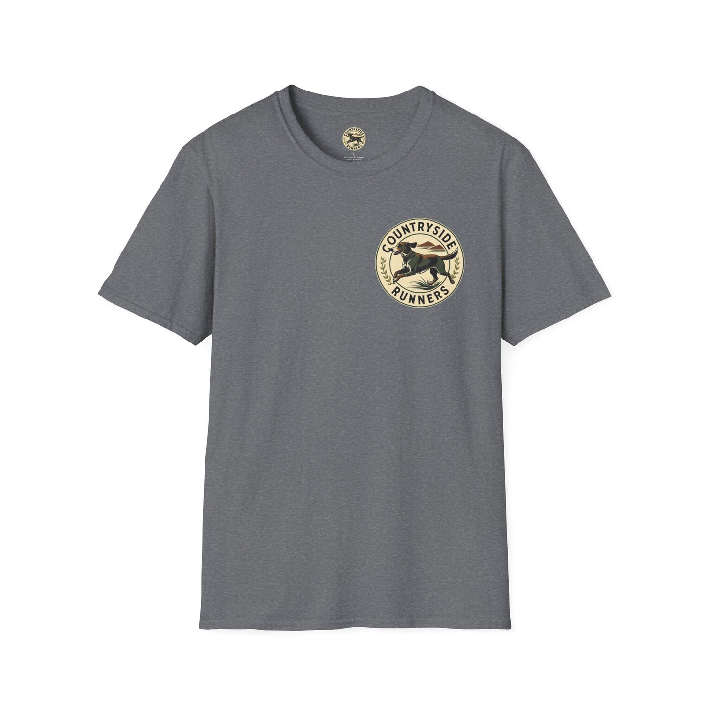Unisex Country-Themed Graphic Tee, Vintage Runner T-Shirt, Nature Lover Gift, Outdoor Lifestyle Apparel, Gifts for Him/Her