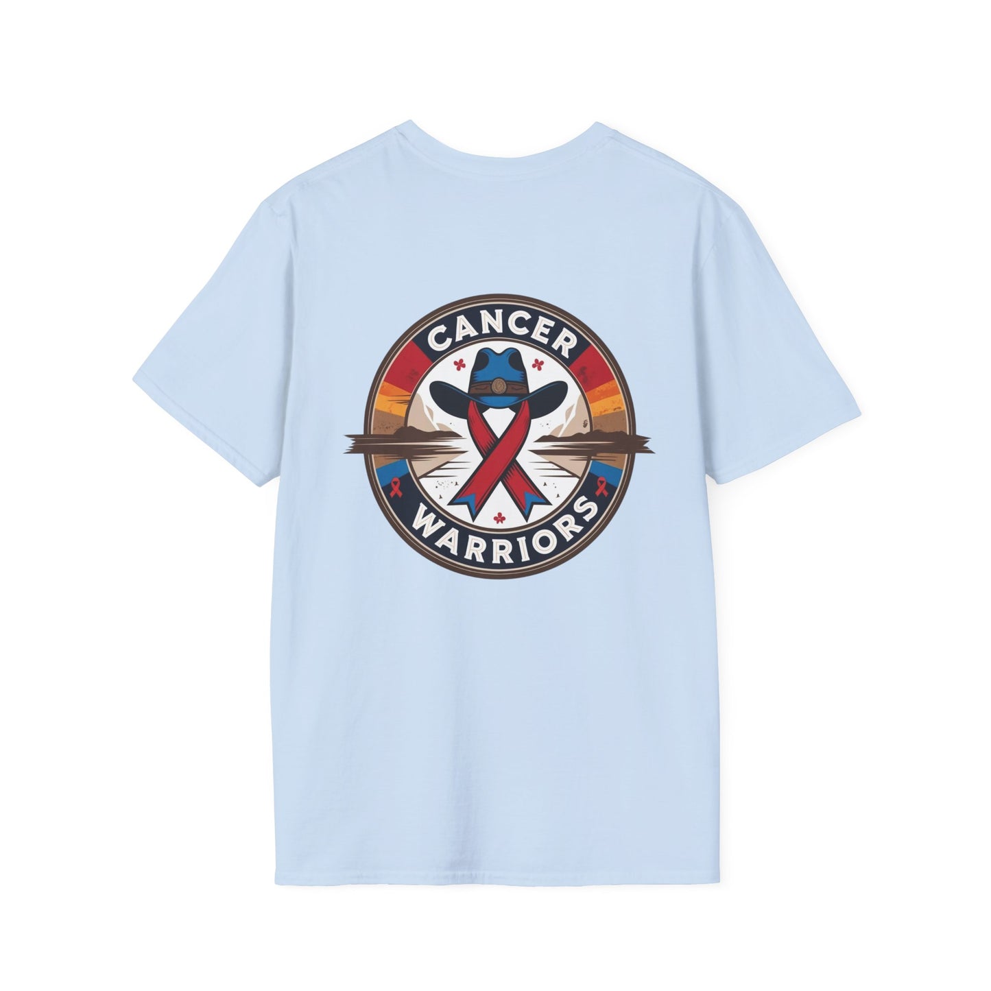 Cancer Warriors Unisex T-Shirt | Softstyle Tee for Support & Awareness, Gift for Fighters, Survivors, Fundraisers, Motivational Wear