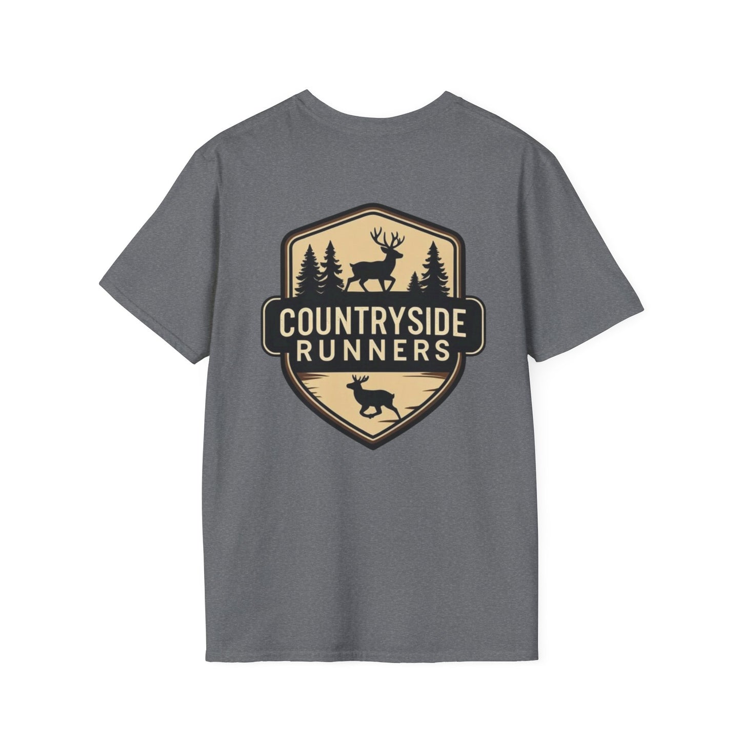 Countryside Runners Unisex Softstyle T-Shirt | Casual Tee for Nature Lovers, Hiking, Outdoor Activities, Animal Enthusiasts, Gift