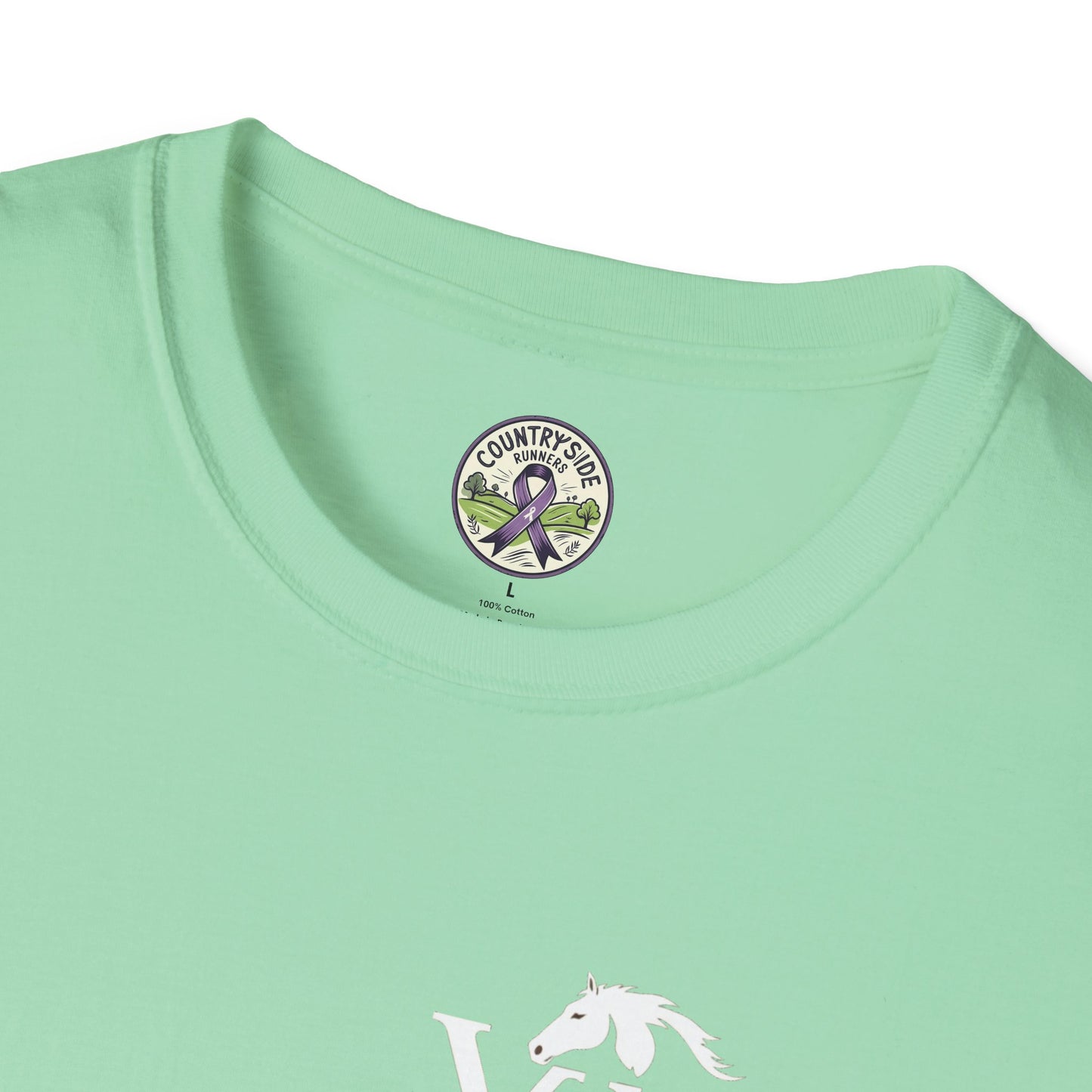 Vigue Equine LLC Merch for Countryside Runners- soft style t-shirt