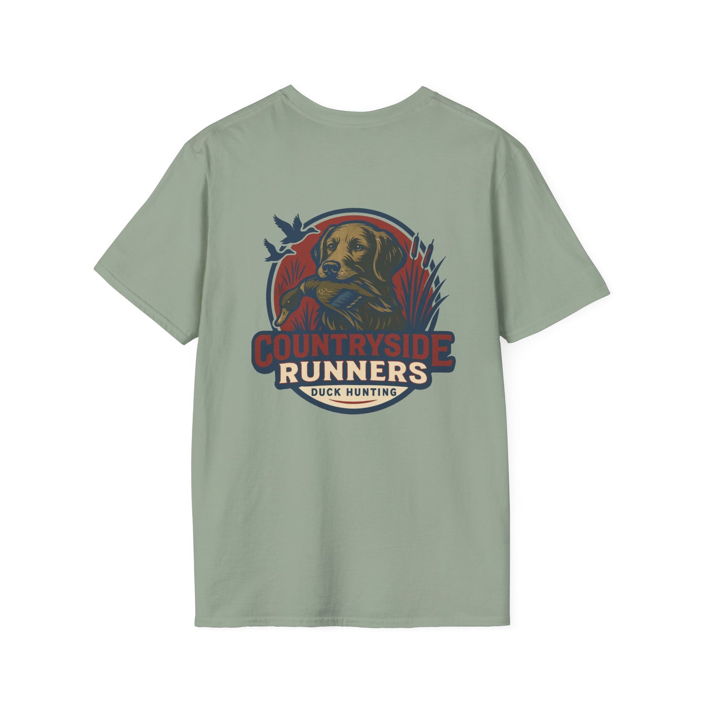 Duck Hunting Runners T-Shirt, Perfect Gift for Hunters, Outdoor Enthusiasts, Casual Wear, Wildlife Lovers, Adventure Apparel