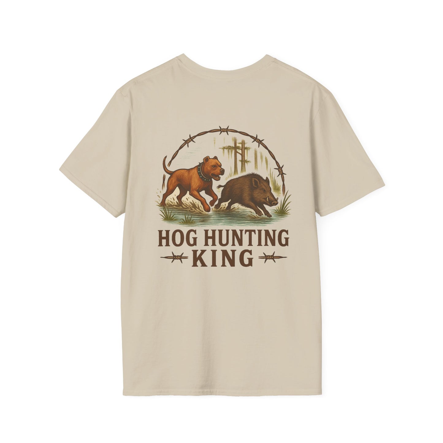 T-Shirt - Hog Hunting King Catch Dog Love