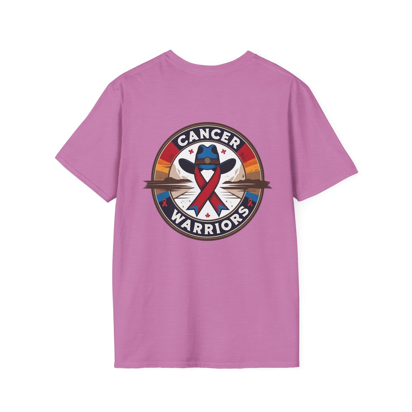 Cancer Warriors Unisex T-Shirt | Softstyle Tee for Support & Awareness, Gift for Fighters, Survivors, Fundraisers, Motivational Wear