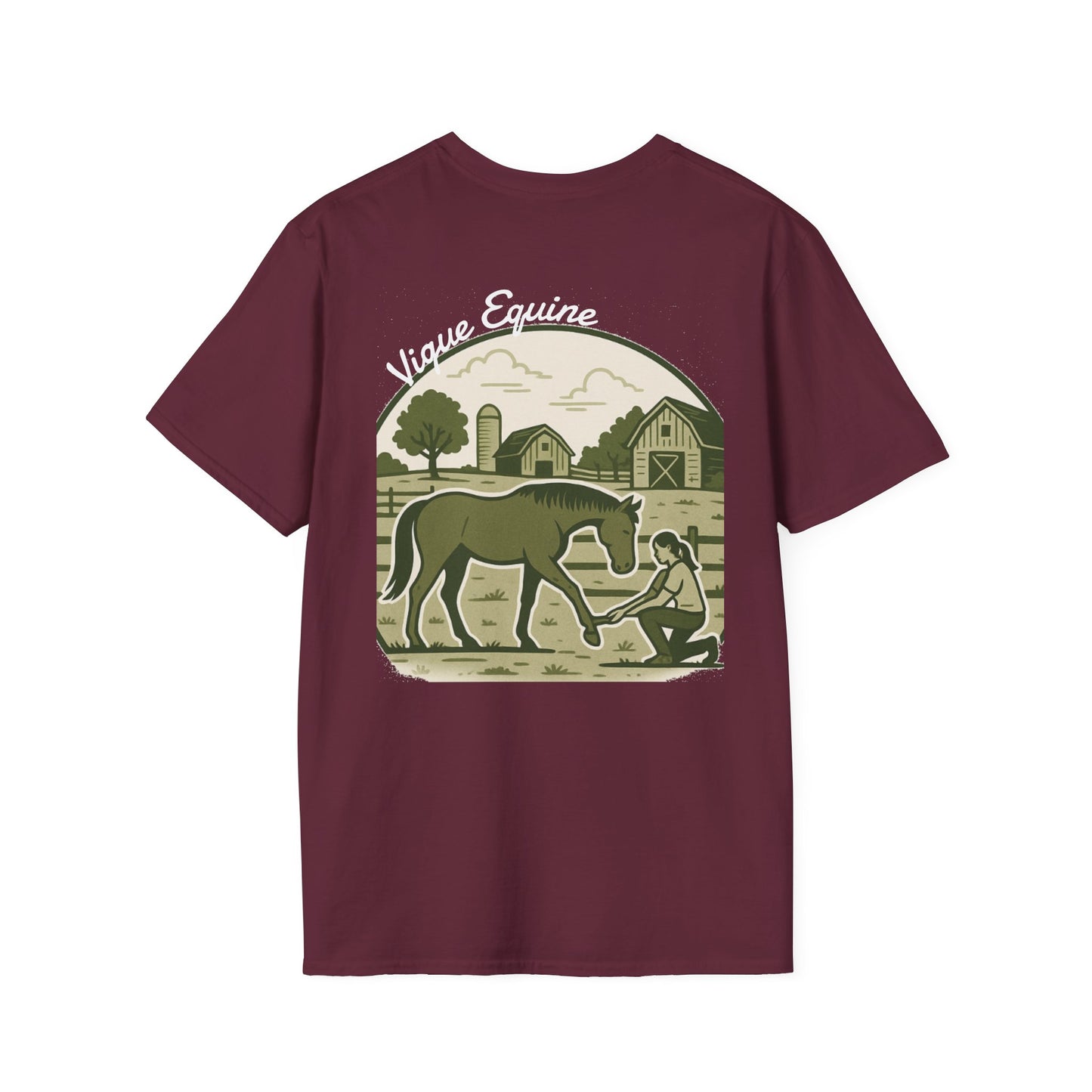 Vigue Equine LLC Merch for Countryside Runners- soft style t-shirt