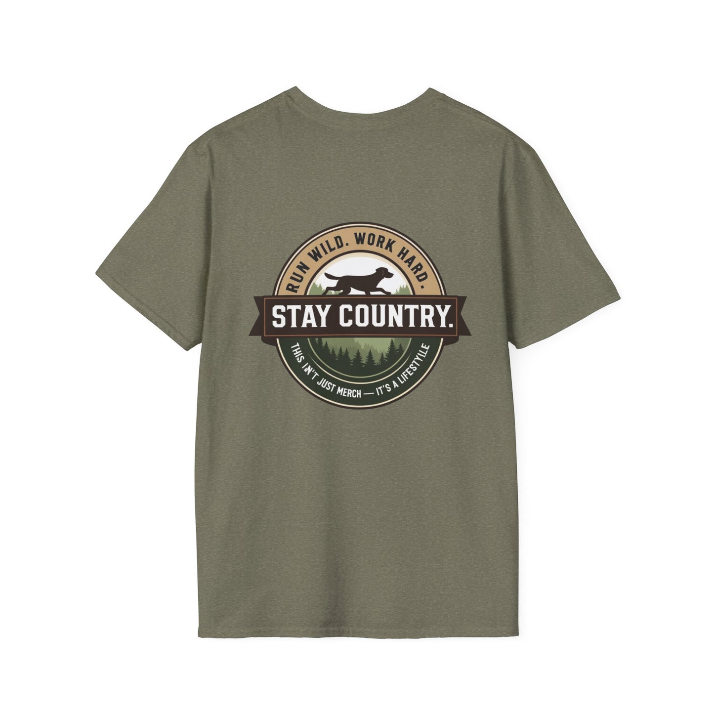 Unisex Country-Themed Graphic Tee, Vintage Runner T-Shirt, Nature Lover Gift, Outdoor Lifestyle Apparel, Gifts for Him/Her