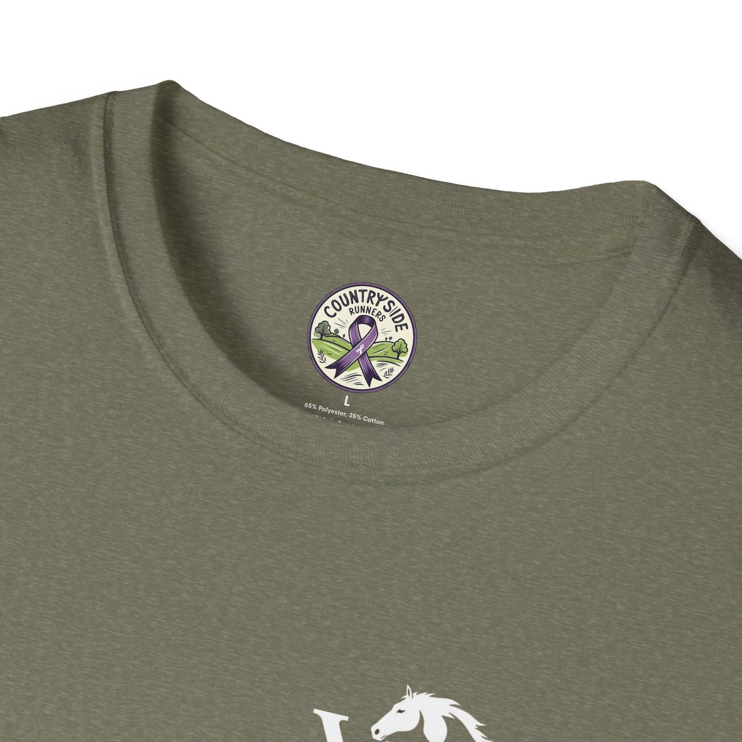 Vigue Equine LLC Merch for Countryside Runners- soft style t-shirt