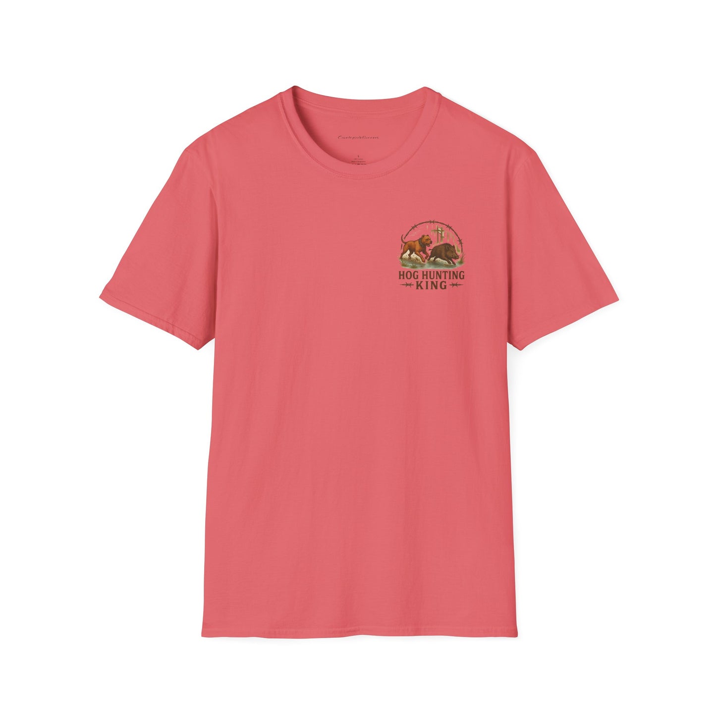 T-Shirt - Hog Hunting King Catch Dog Love
