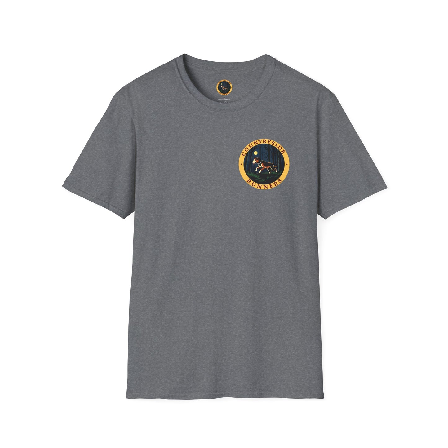 Bluetick Adventure Unisex Softstyle T-Shirt, Casual Tee, Dog Lover Gift, Outdoor T-Shirt, Nature Theme Apparel, Adventure Clothing
