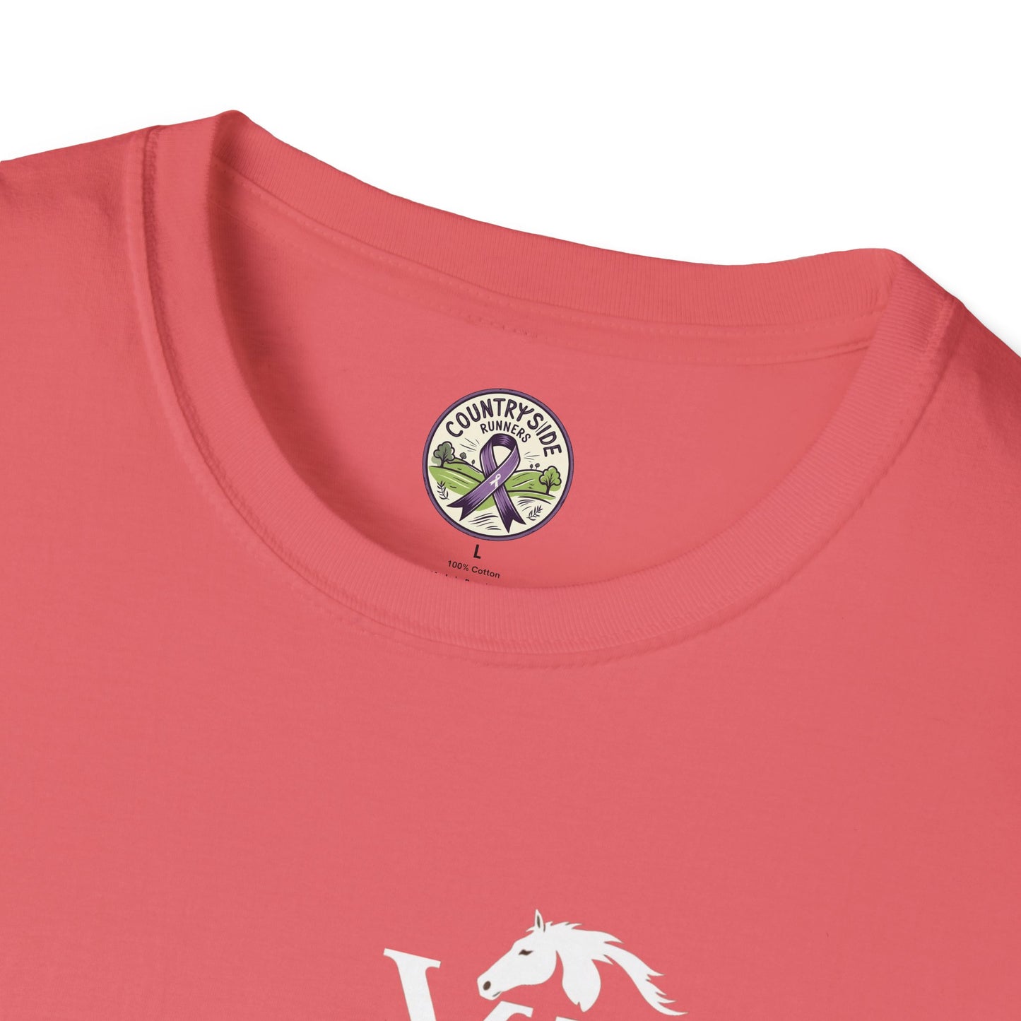 Vigue Equine LLC Merch for Countryside Runners- soft style t-shirt