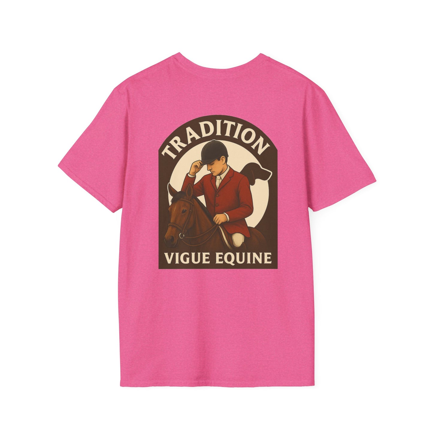 Vigue Equine Tips Hat Unisex T-Shirt - Equestrian Design