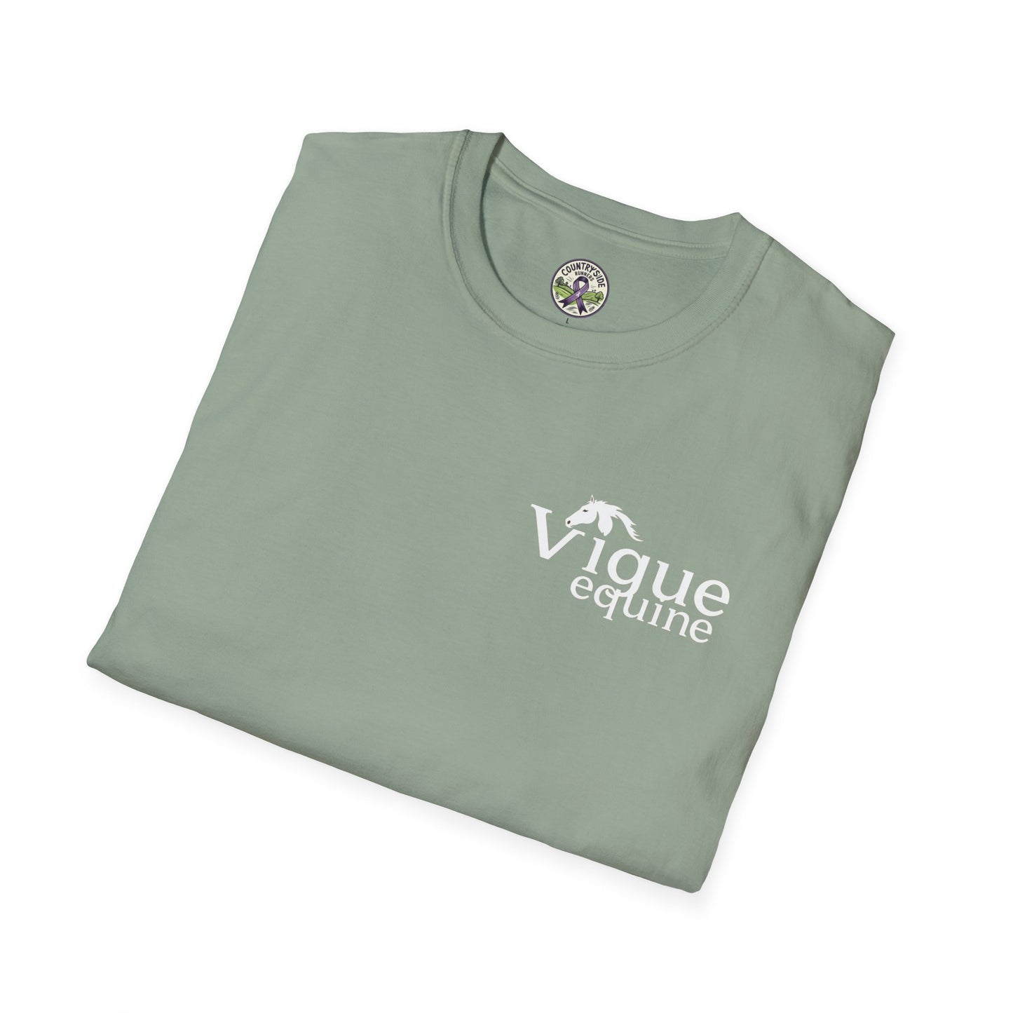 Vigue Equine LLC Merch for Countryside Runners- soft style t-shirt