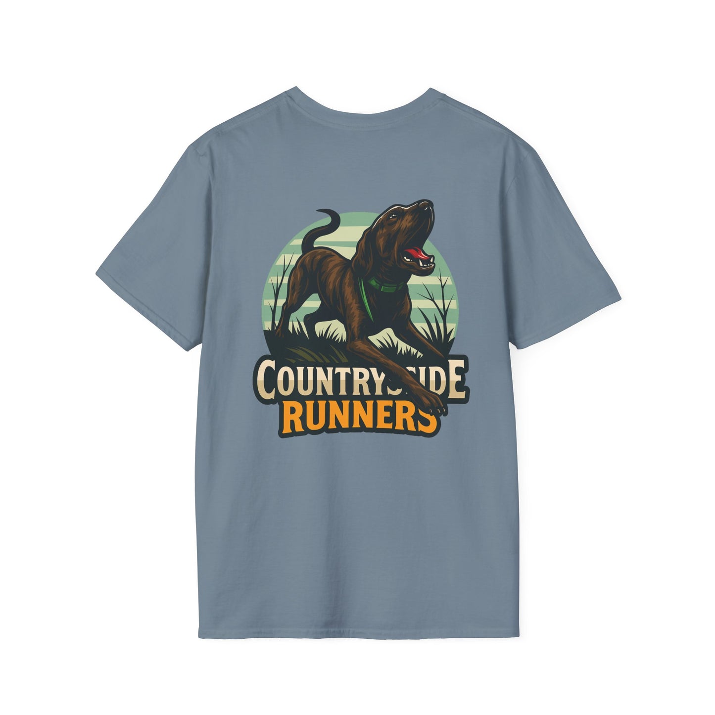 Country Side Runners plott hound T-Shirt, Unisex Dog Lover Tee, Gift for Running Enthusiasts, Outdoor Adventure Apparel, Nature-Themed Shirt