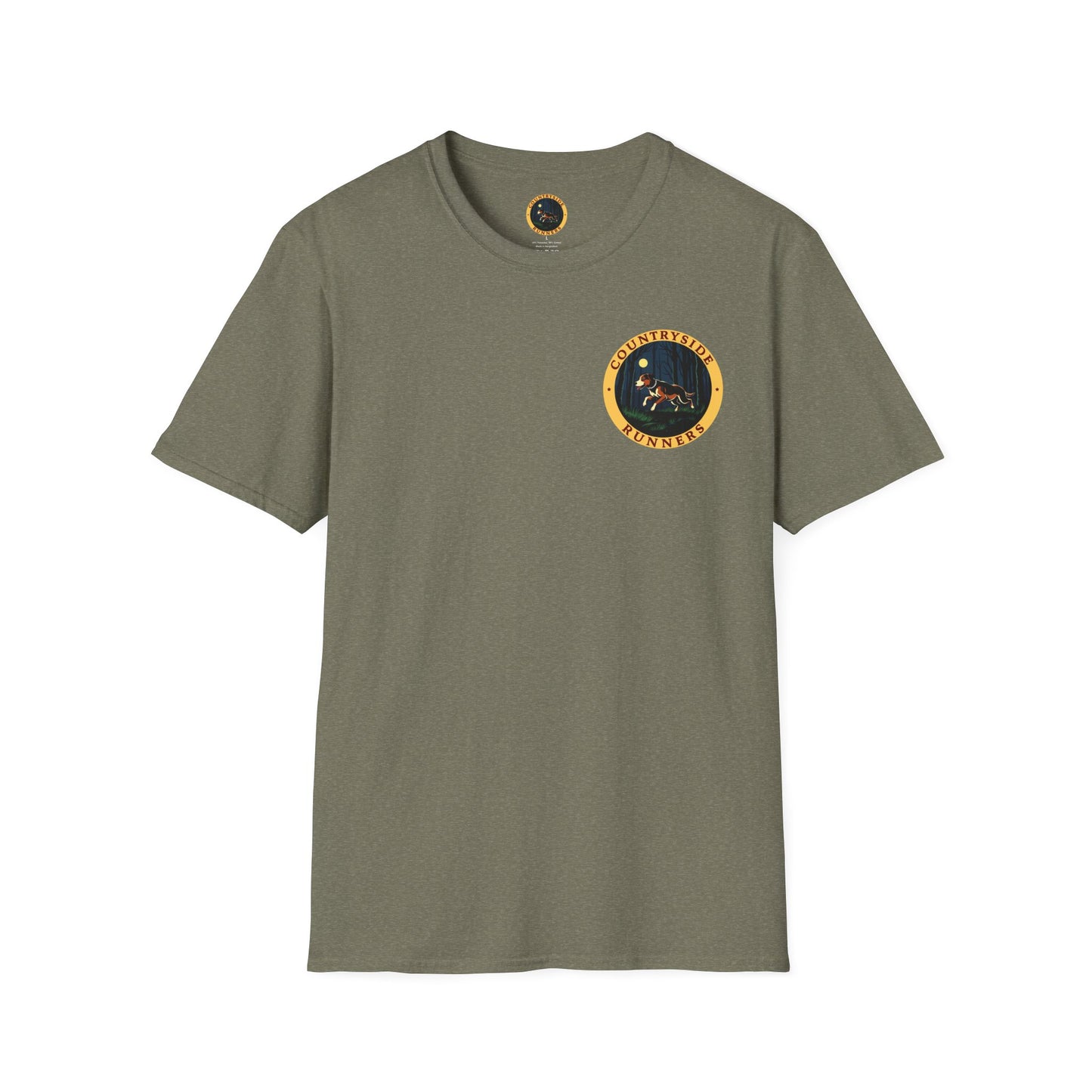 Vintage-Inspired Bluetick Naturals Unisex Softstyle T-Shirt, Pet Lover's Tee, Casual Wear, Gift for Dog Owners, Outdoor Adventure Shirt