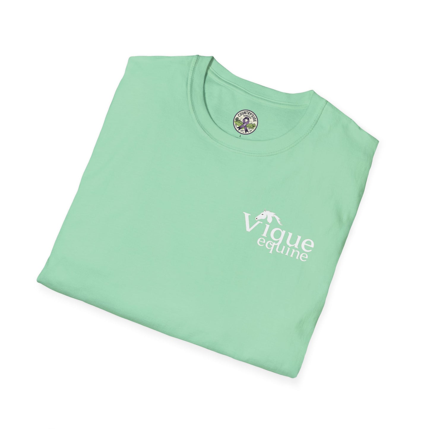 Vigue Equine LLC Merch for Countryside Runners- soft style t-shirt
