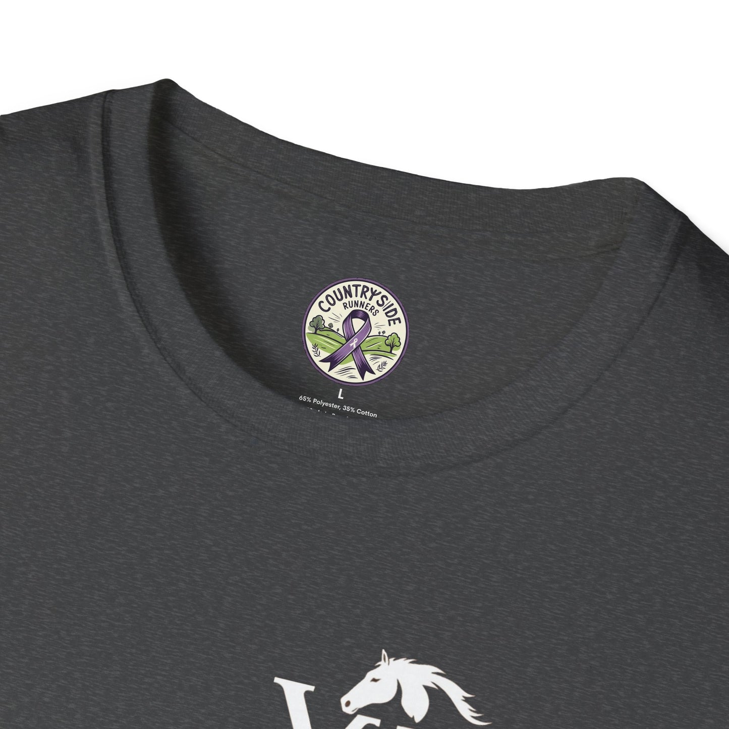 Vigue Equine LLC Merch for Countryside Runners- soft style t-shirt