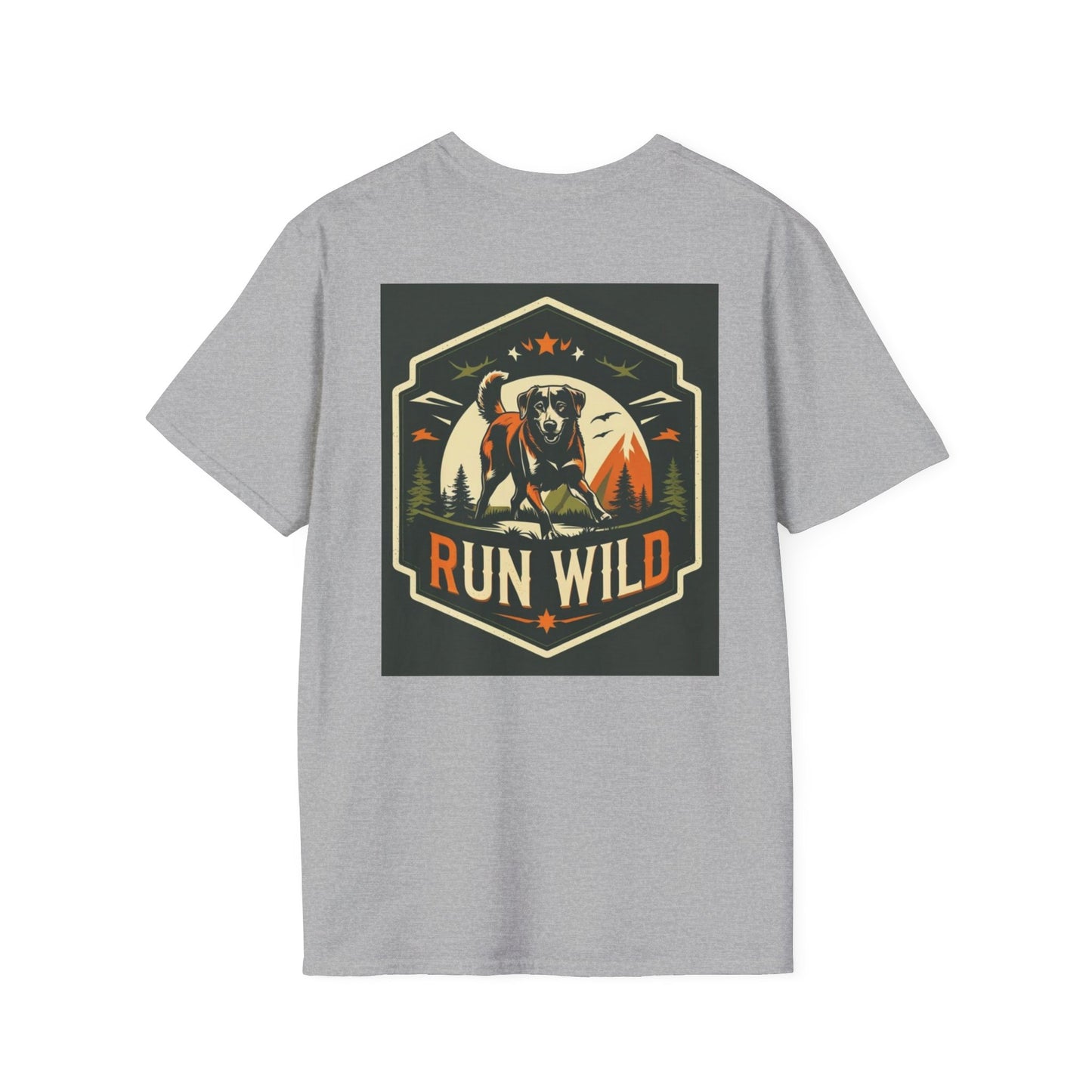 Wild Spirit Unisex T-Shirt - Perfect for Outdoor Lovers, Animal Enthusiasts, Gifts for Nature Lovers, Run Wild Tee, Adventure Apparel