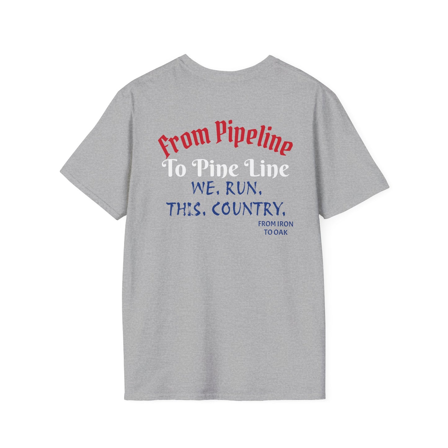 Pipeline to Pineline Countryside Runners brand T-shirt