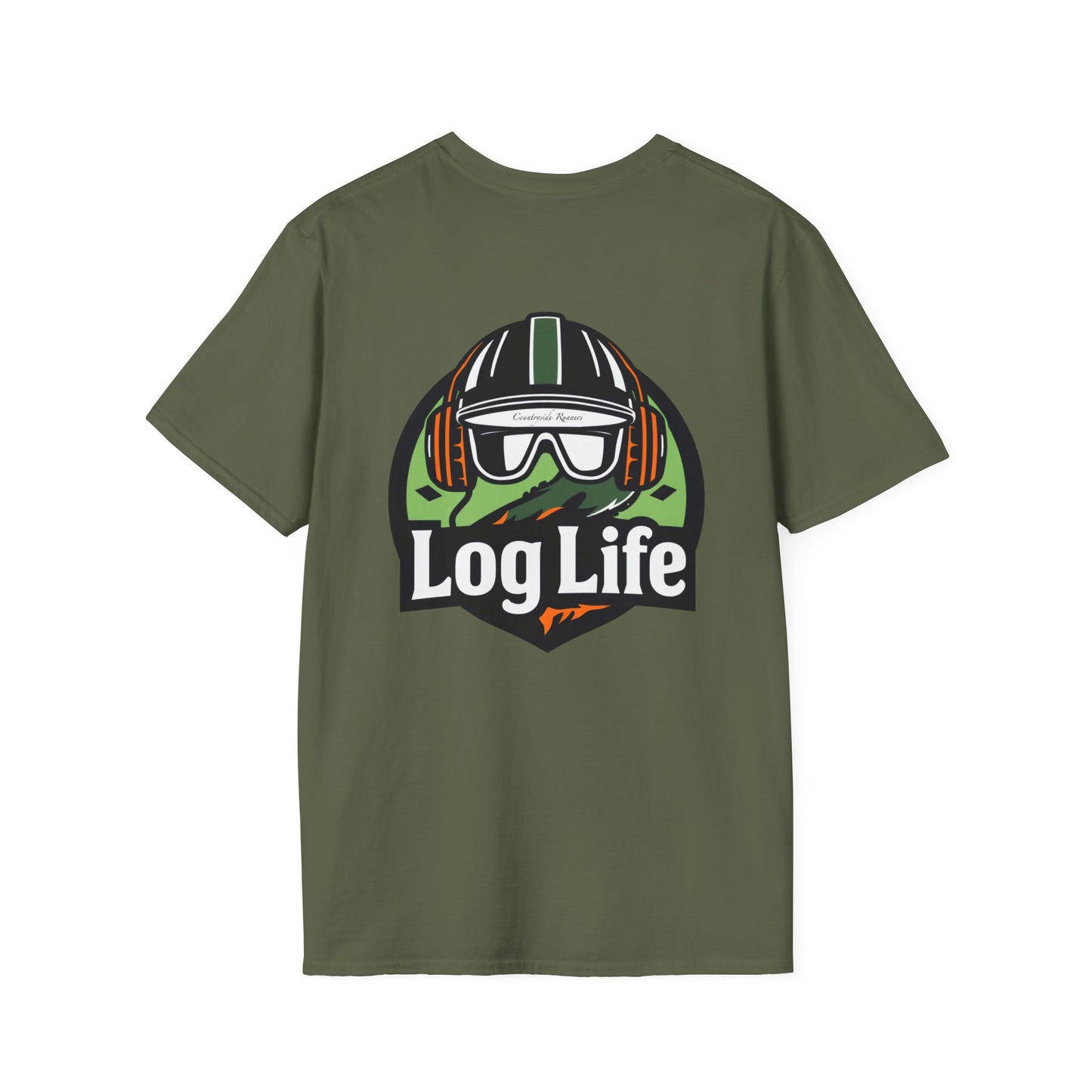 Logging life blue collar built T-Shirt