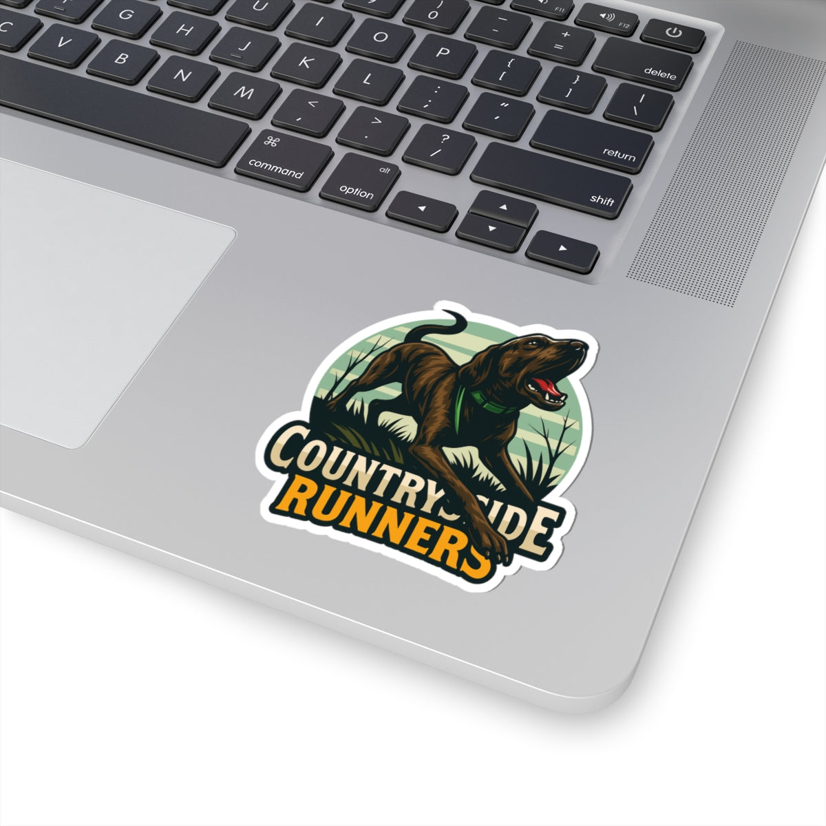 Country Side Runners Kiss-Cut Stickers, Dog Lover Gift, Pet Owner Decals, Planner Stickers, Laptop Decor, Gift for Runners