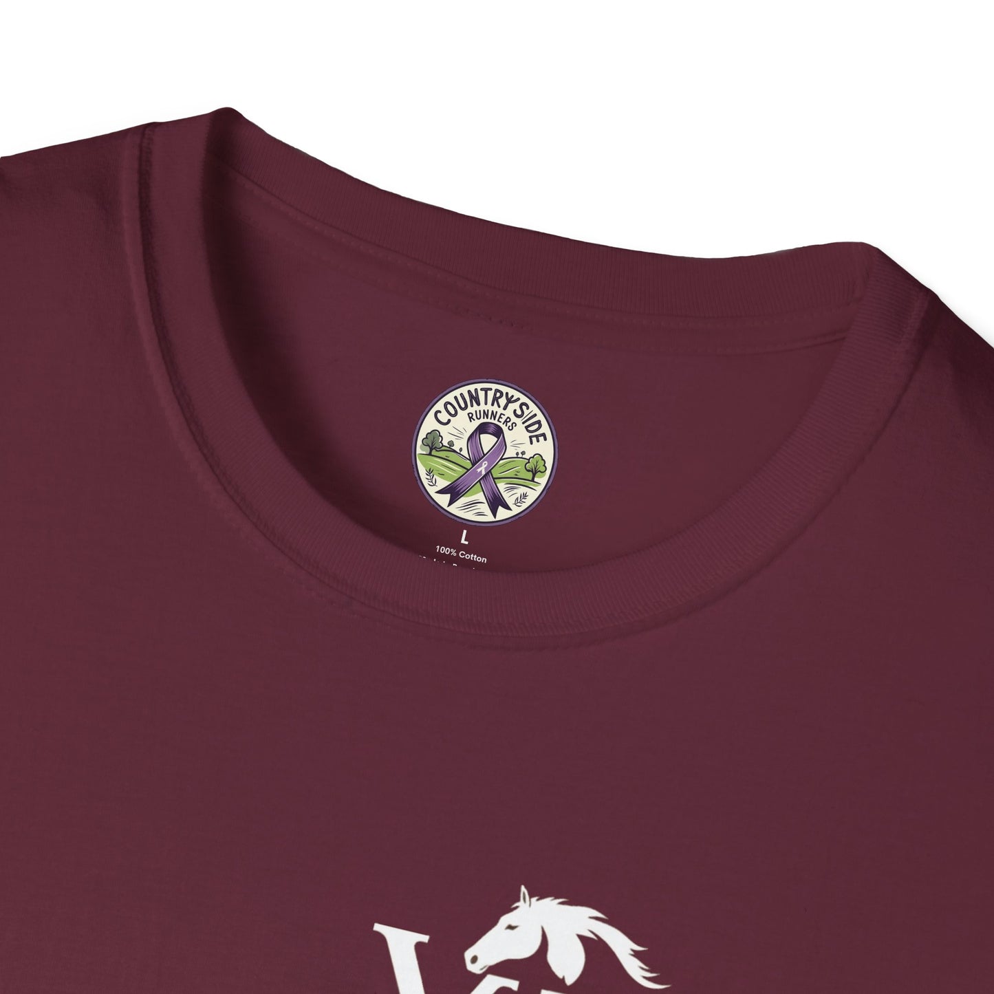 Vigue Equine LLC Merch for Countryside Runners- soft style t-shirt