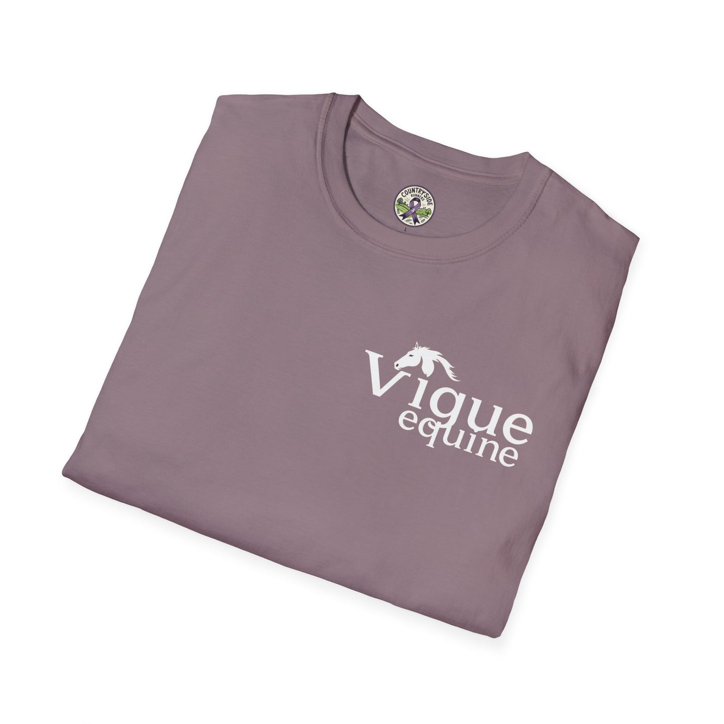 Vigue Equine LLC Merch for Countryside Runners- soft style t-shirt