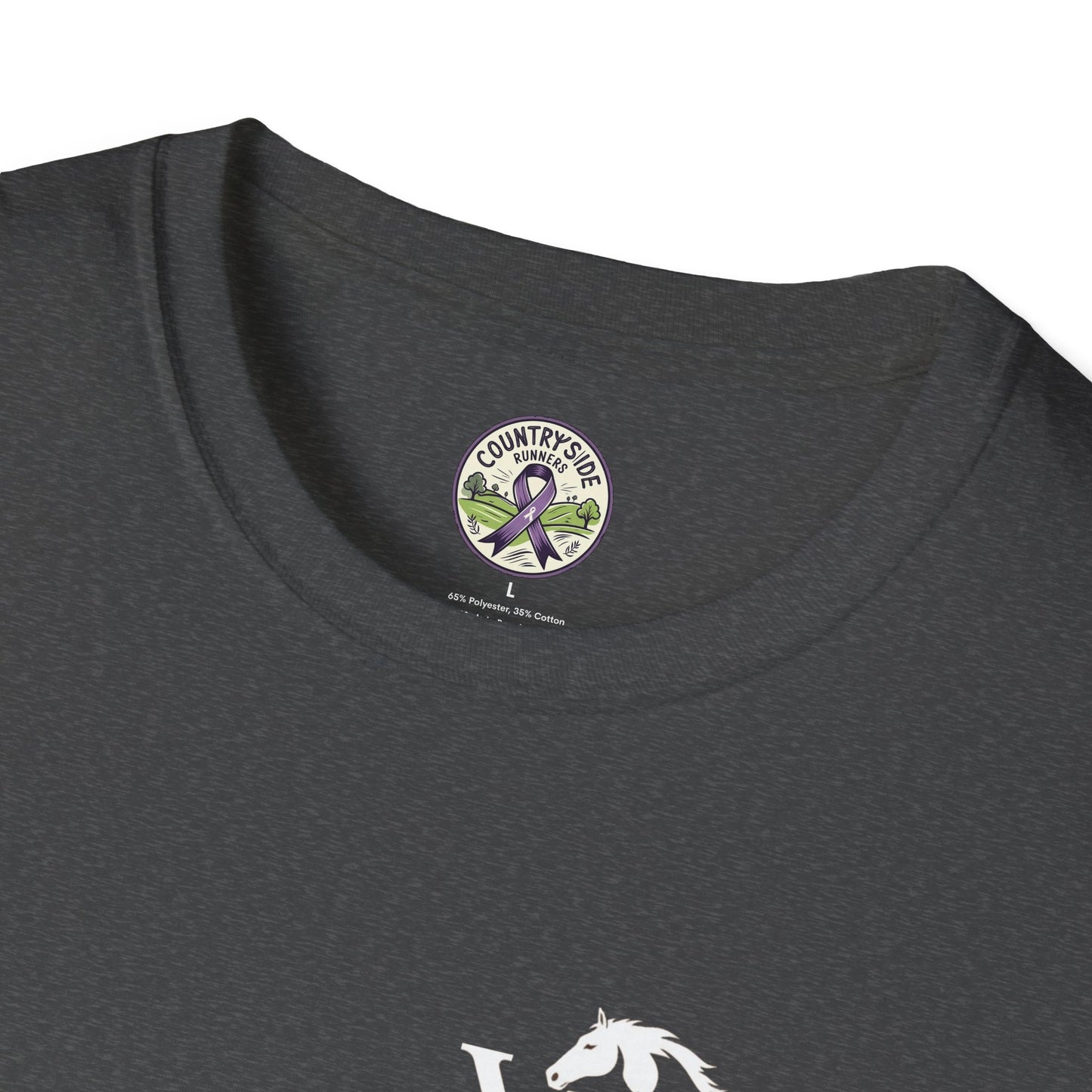 Vigue Equine LLC Merch for Countryside Runners- soft style t-shirt