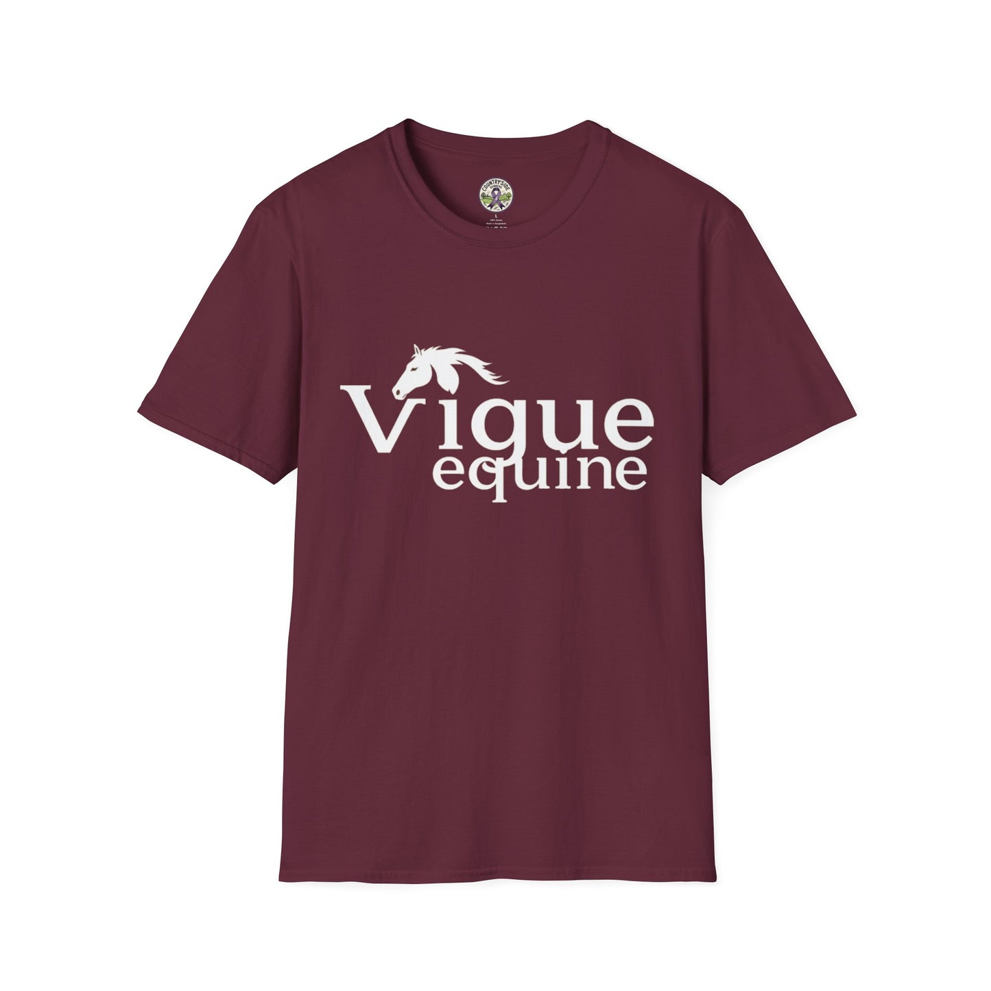 Vigue Equine LLC Merch for Countryside Runners- soft style t-shirt