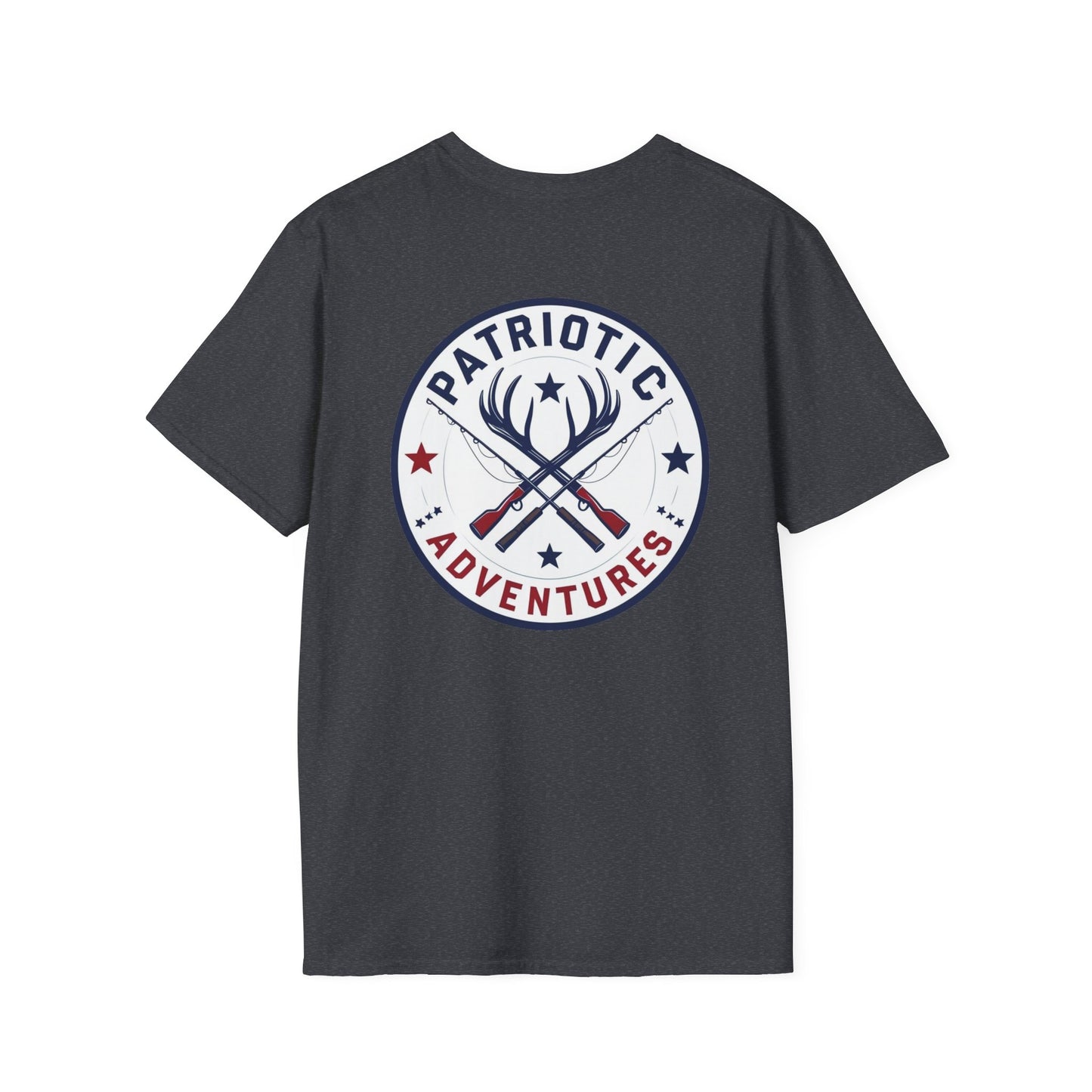 Patriotic Adventures T-Shirt | Outdoor Enthusiast Gear, Camping Tee, Hunting Apparel, Gift for Dads, Summer Adventure Wear