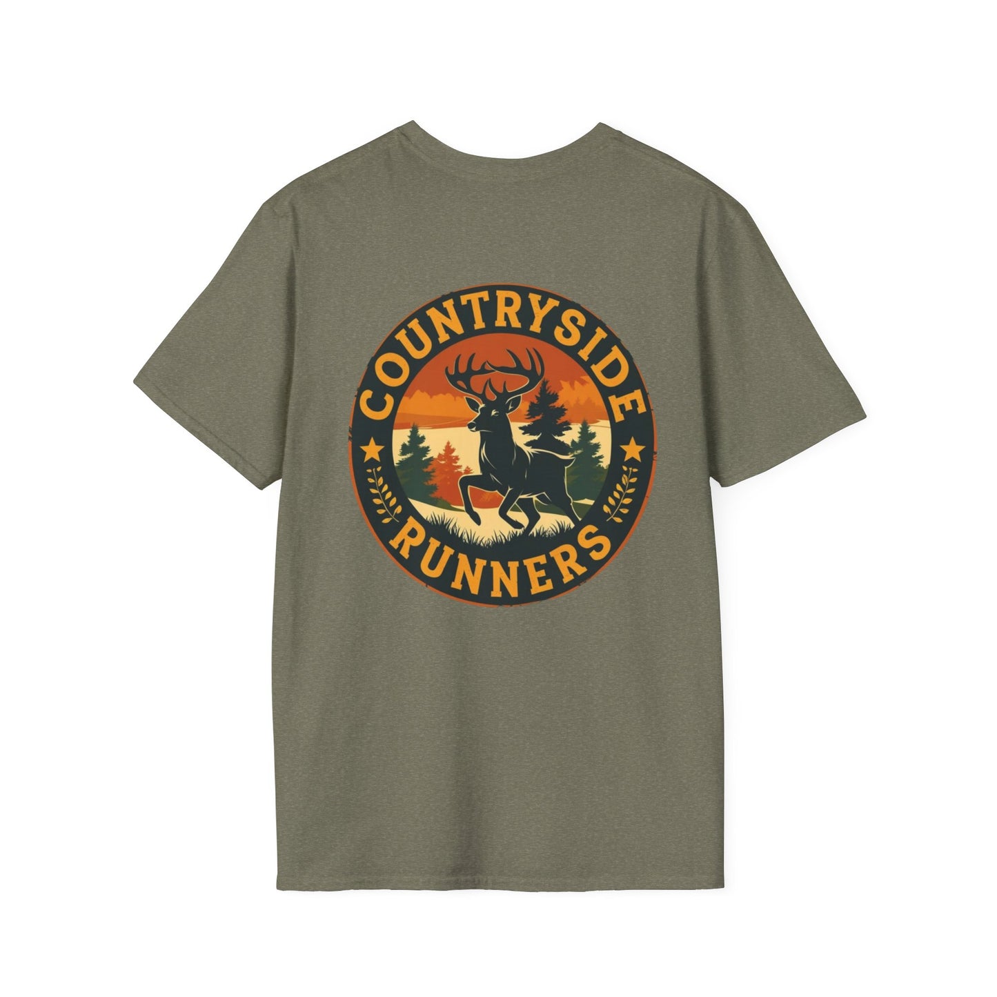 Countryside Runners Unisex Softstyle T-Shirt, Comfortable Graphic Tee, Perfect for Runners, Outdoor Lovers, Gift for Him/Her, Casual Wear