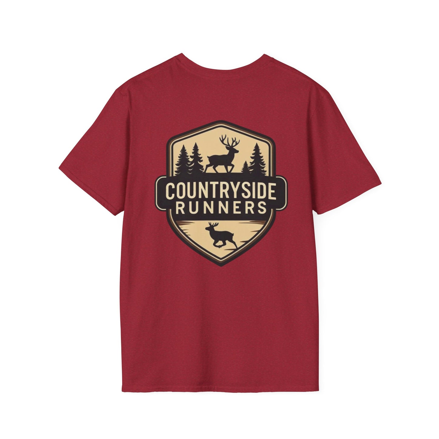 Countryside Runners Unisex Softstyle T-Shirt | Casual Tee for Nature Lovers, Hiking, Outdoor Activities, Animal Enthusiasts, Gift