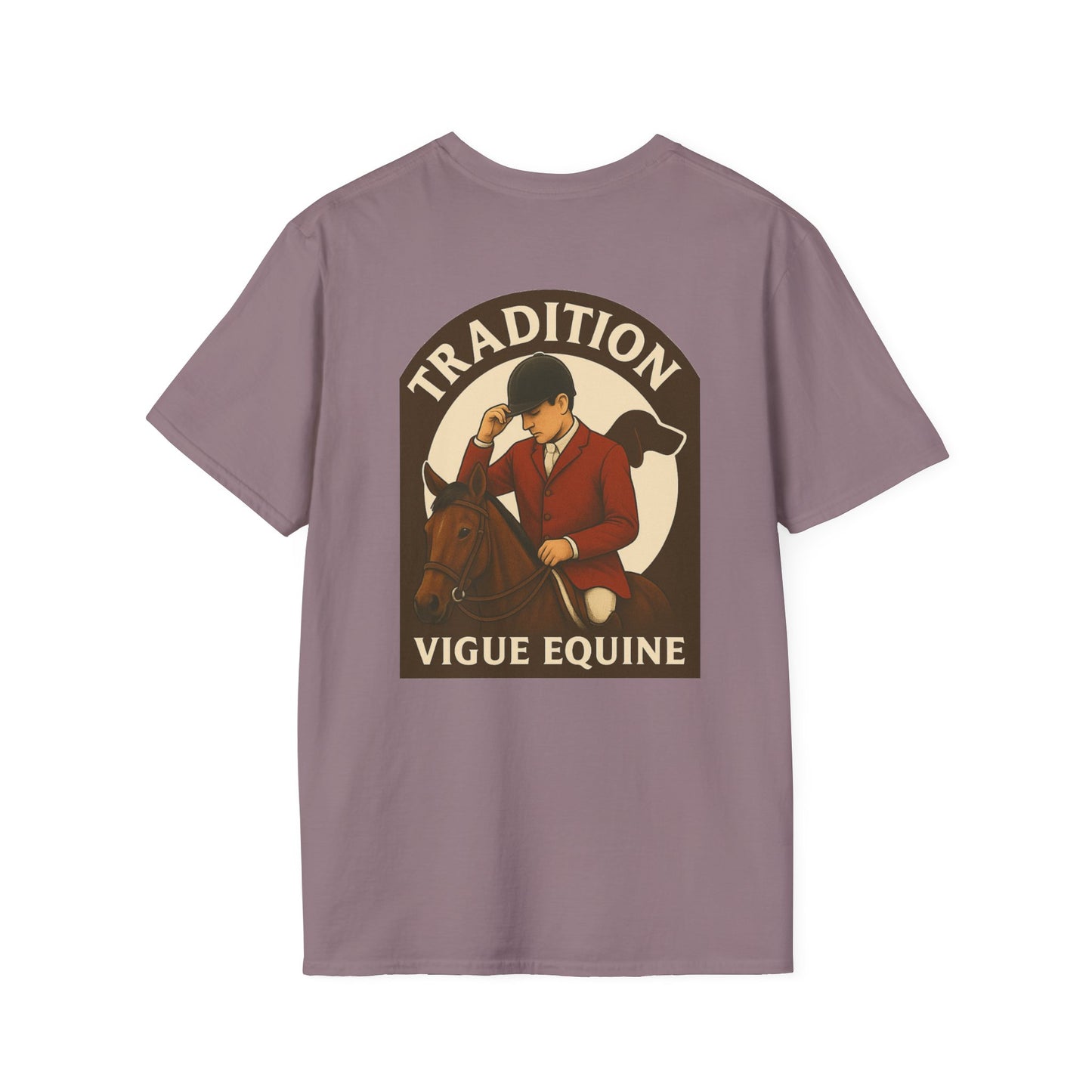 Vigue Equine Tips Hat Unisex T-Shirt - Equestrian Design