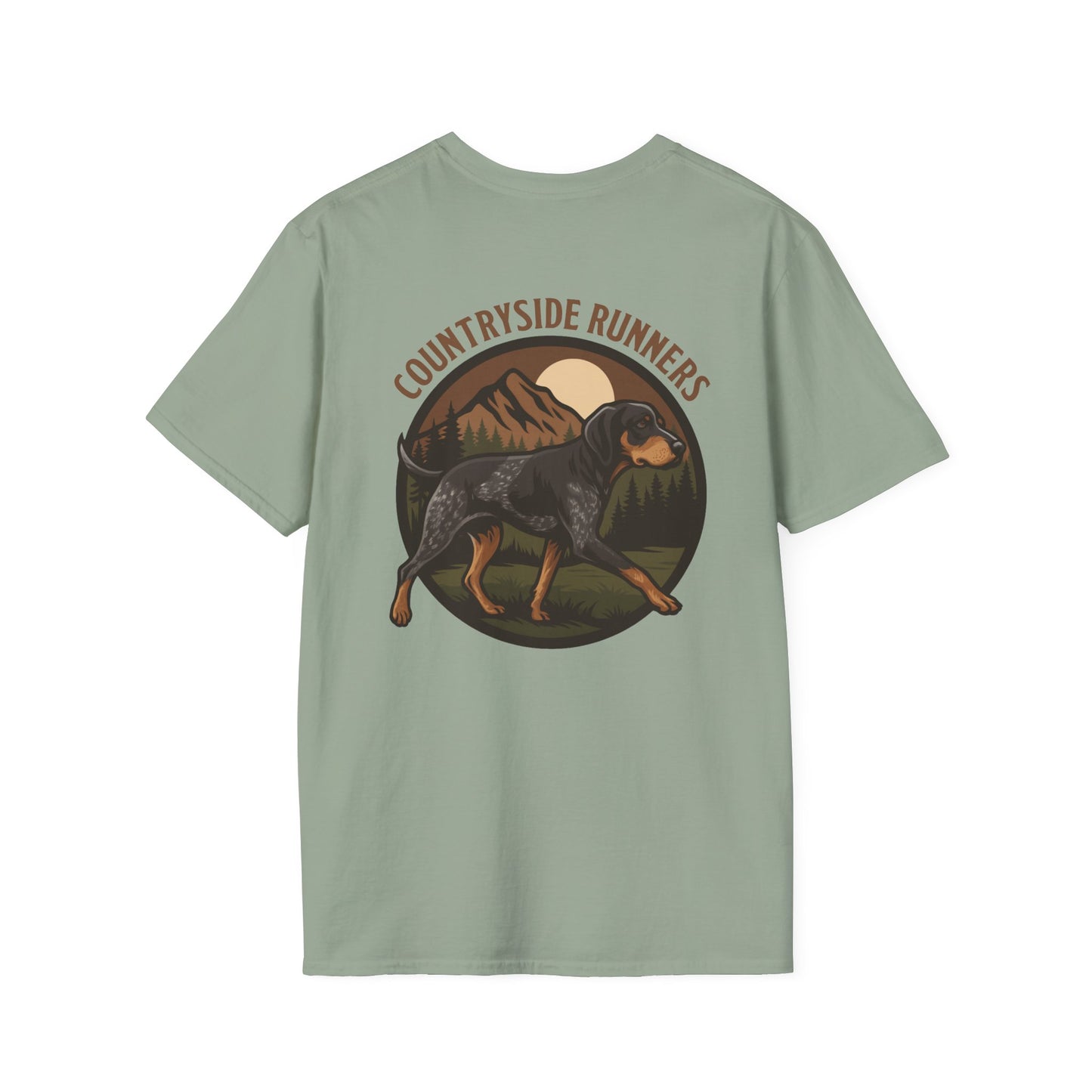 Bluetick Coonhound Hunting Design