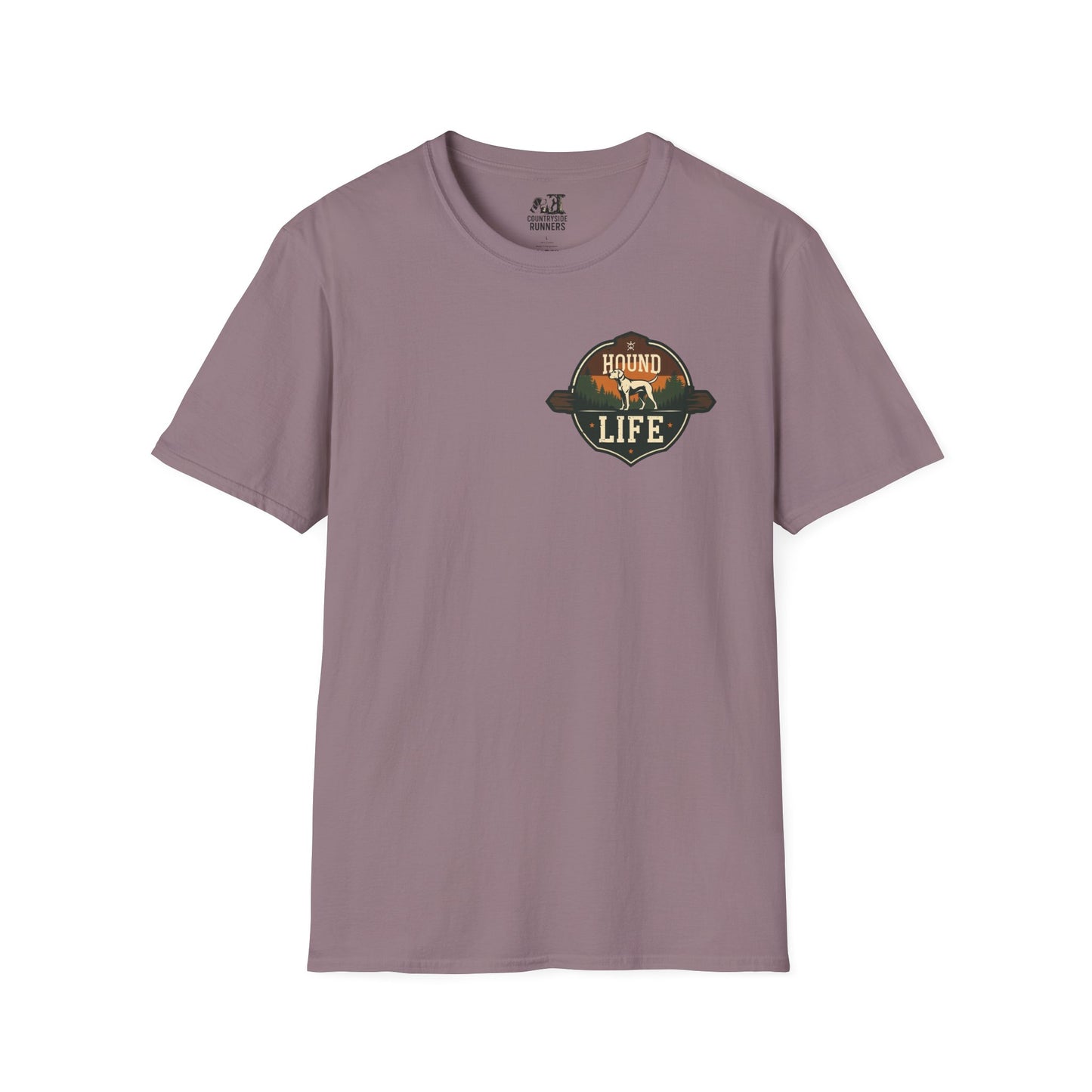 Countryside Runners Unisex Softstyle T-Shirt | Dog Lover Gift, Outdoor Activity Tee, Casual Wear, Pet Enthusiast Shirt, Nature Lover Apparel