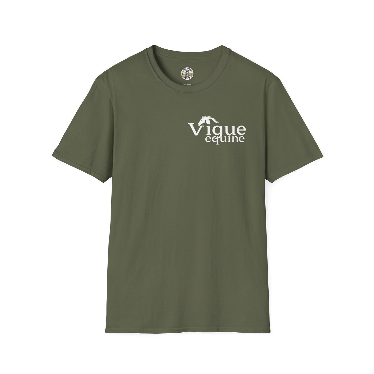 Vigue Equine LLC Merch for Countryside Runners- soft style t-shirt